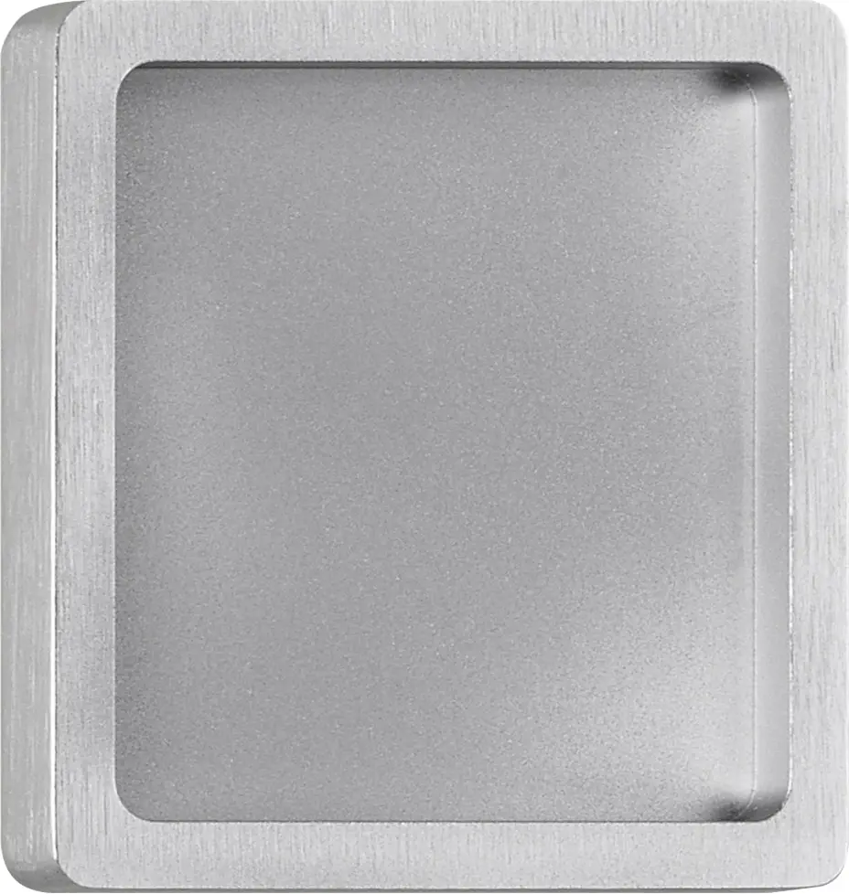 Ambiente Türgriff Glastür Muschel-Paar Edelstahloptik - 2 Stück