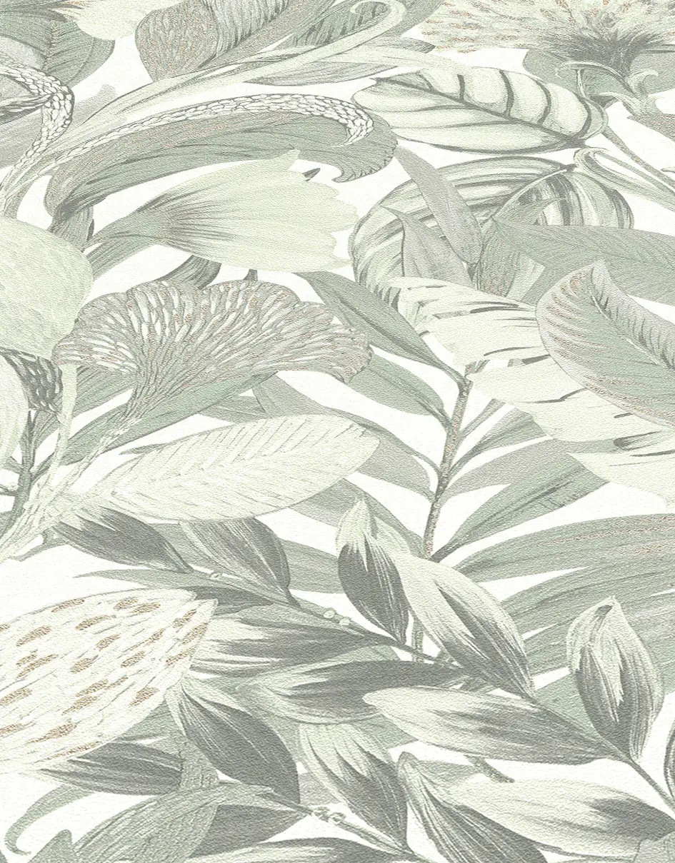 Erismann Vliestapete 10202-07 ELLE Decoration 2 floral grün 10,05 x 0,53 m