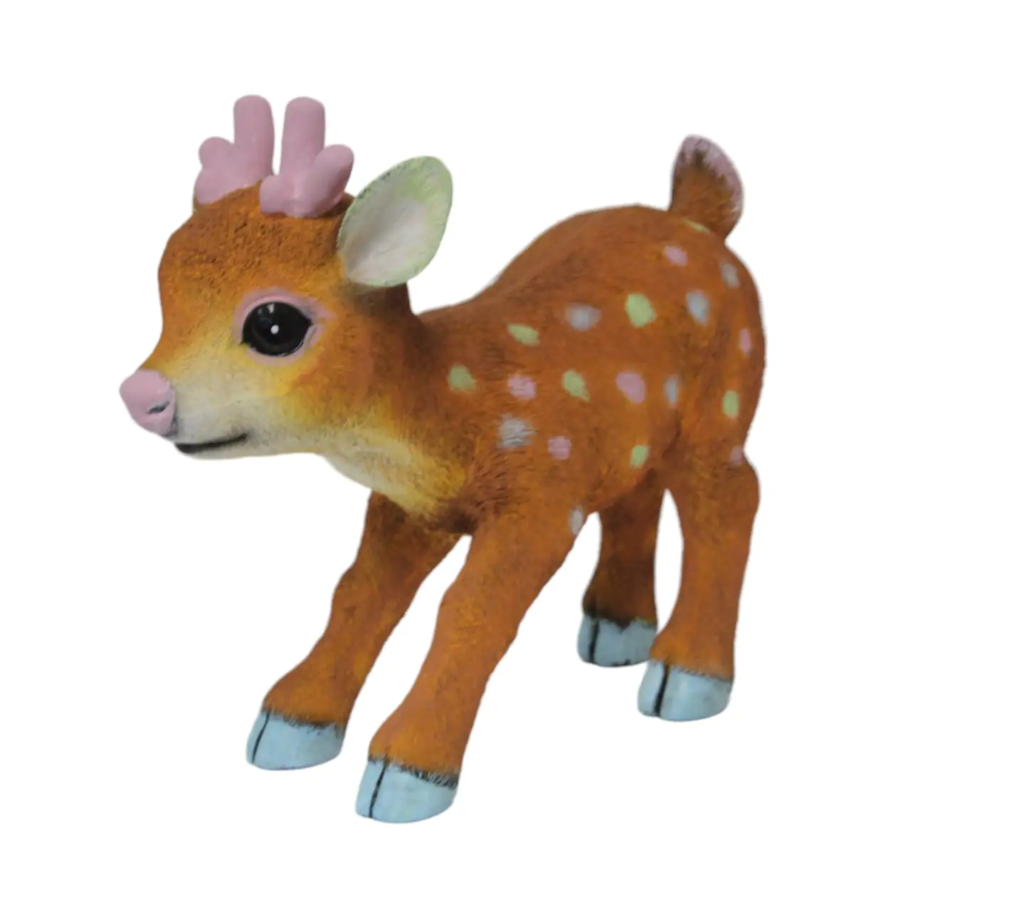 Figur Rehkitz klein, Polyresin 41 x 50 x 16 cm pastell Figur Rehkitz klein, Polyresin 41 x 50 x 16 cm pastell