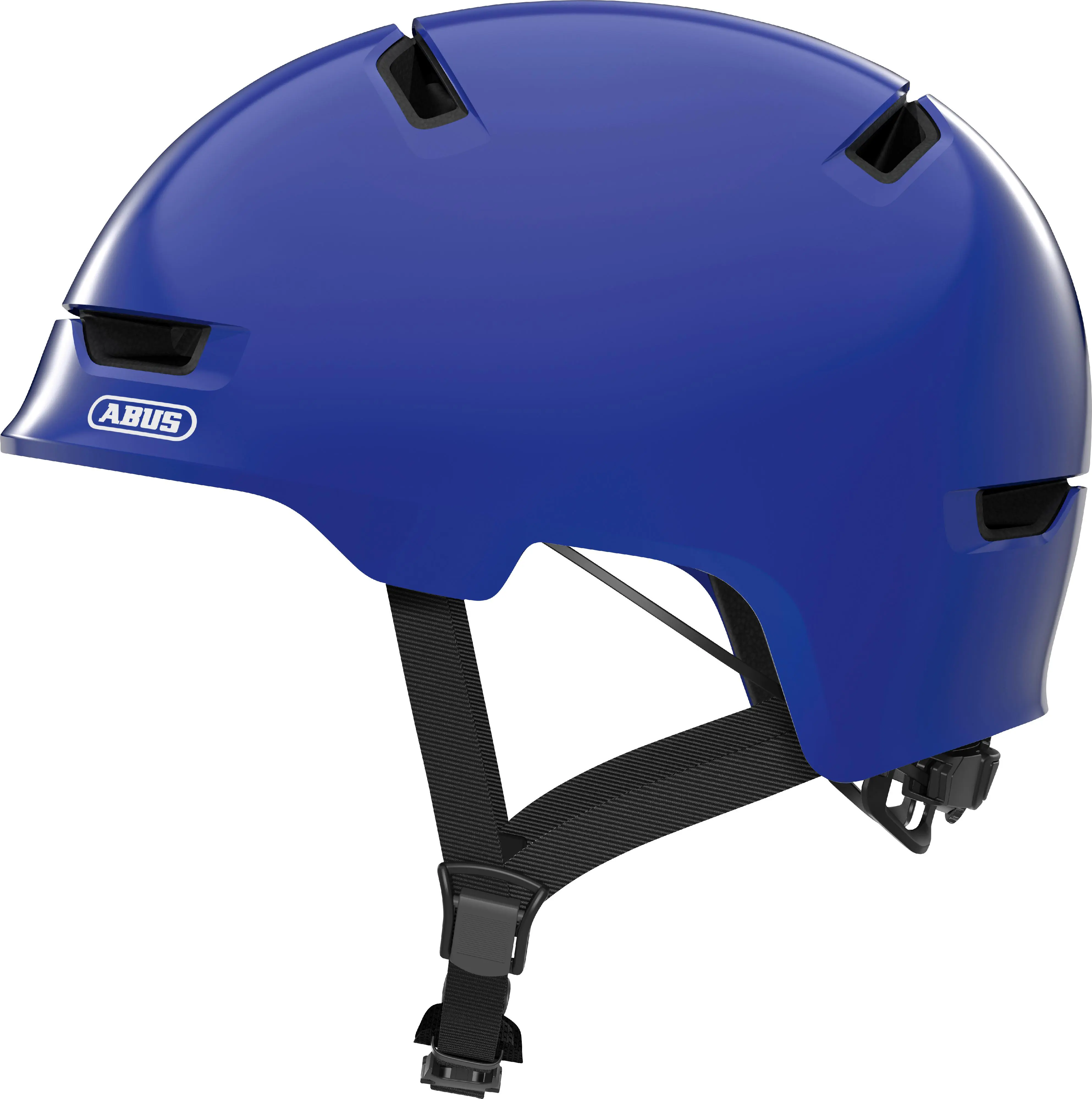 Abus Fahrradhelm Kinder Youth Größe M shiny blue