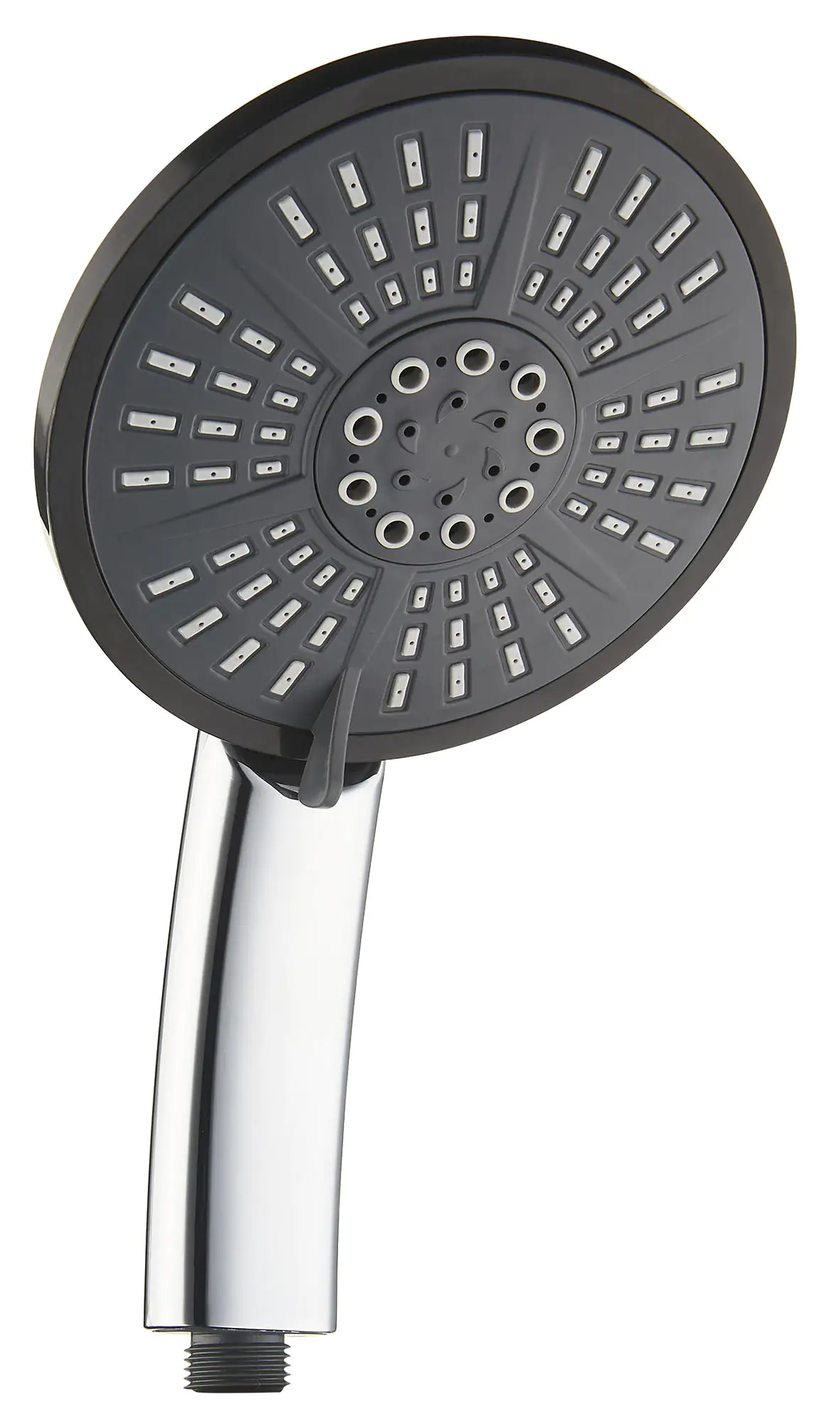 Primaster Handbrause 5 Strahlarten XXL chrom-hellgrau wassersparend