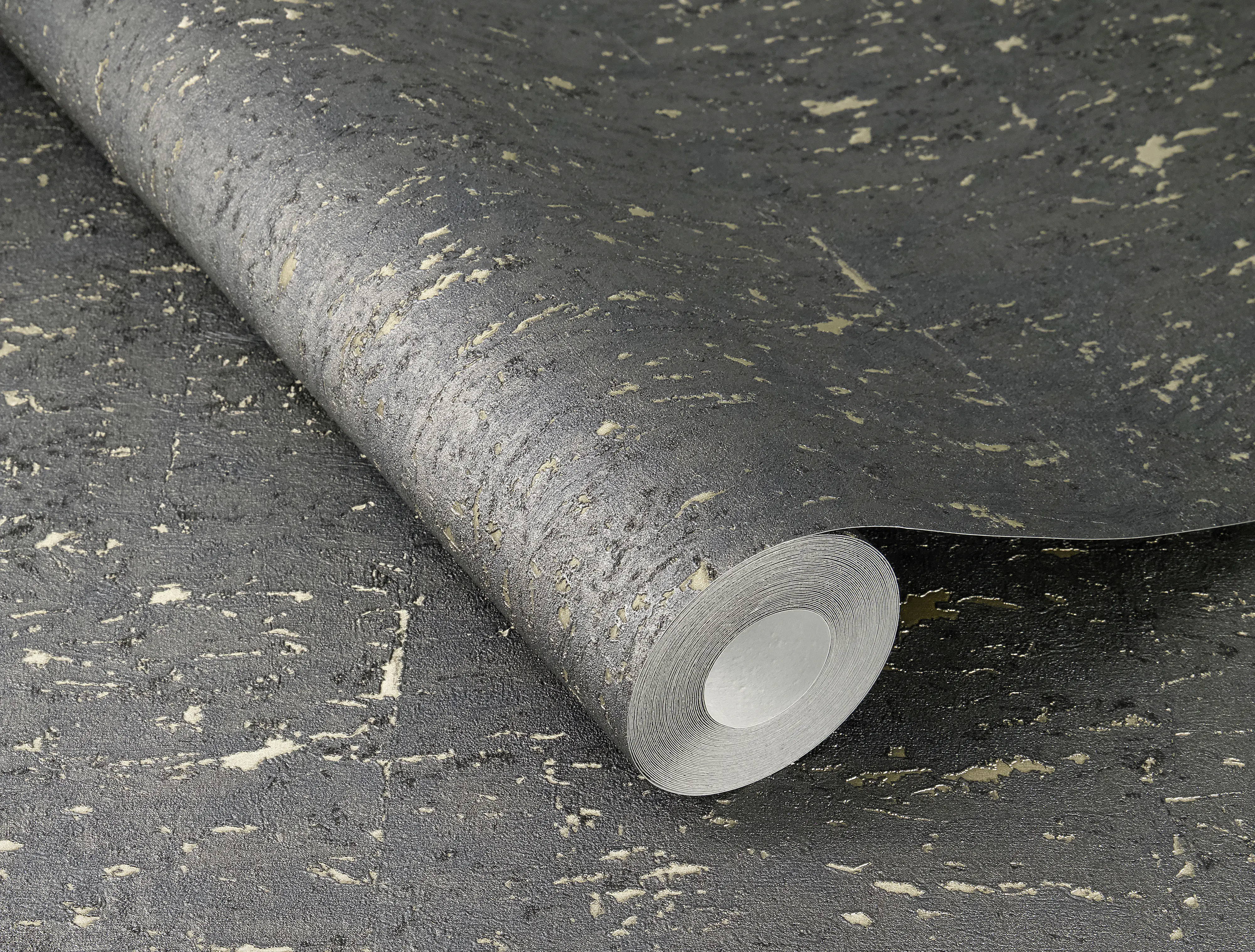 Rasch Vliestapete 538359 Schwarz-Offblack Muster & Motive 10,05 m x 0,53 m