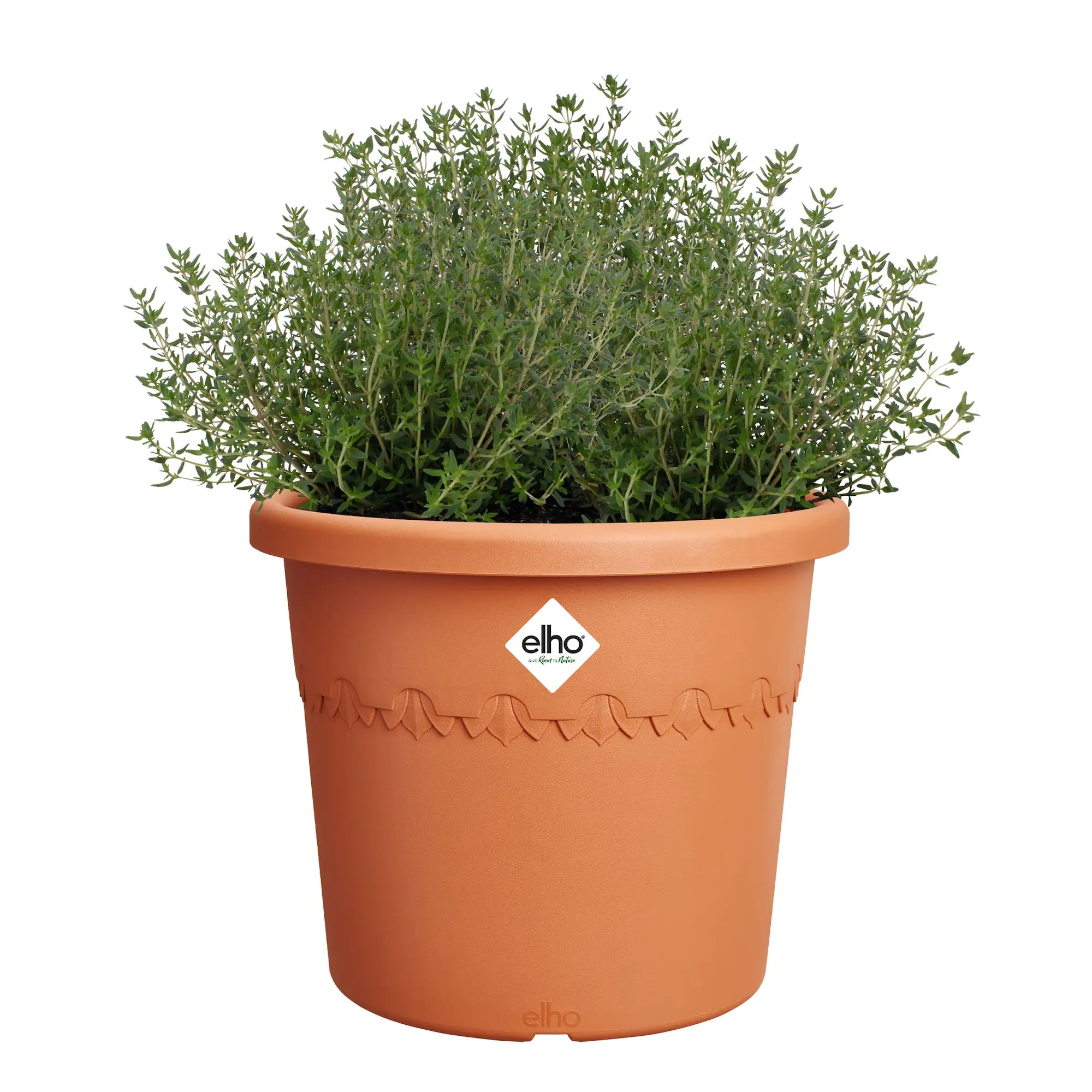 Elho Blumentopf Algarve Cilindro Ø 25 x 21 cm terra Elho Blumentopf Algarve Cilindro Ø 25 x 21 cm terra