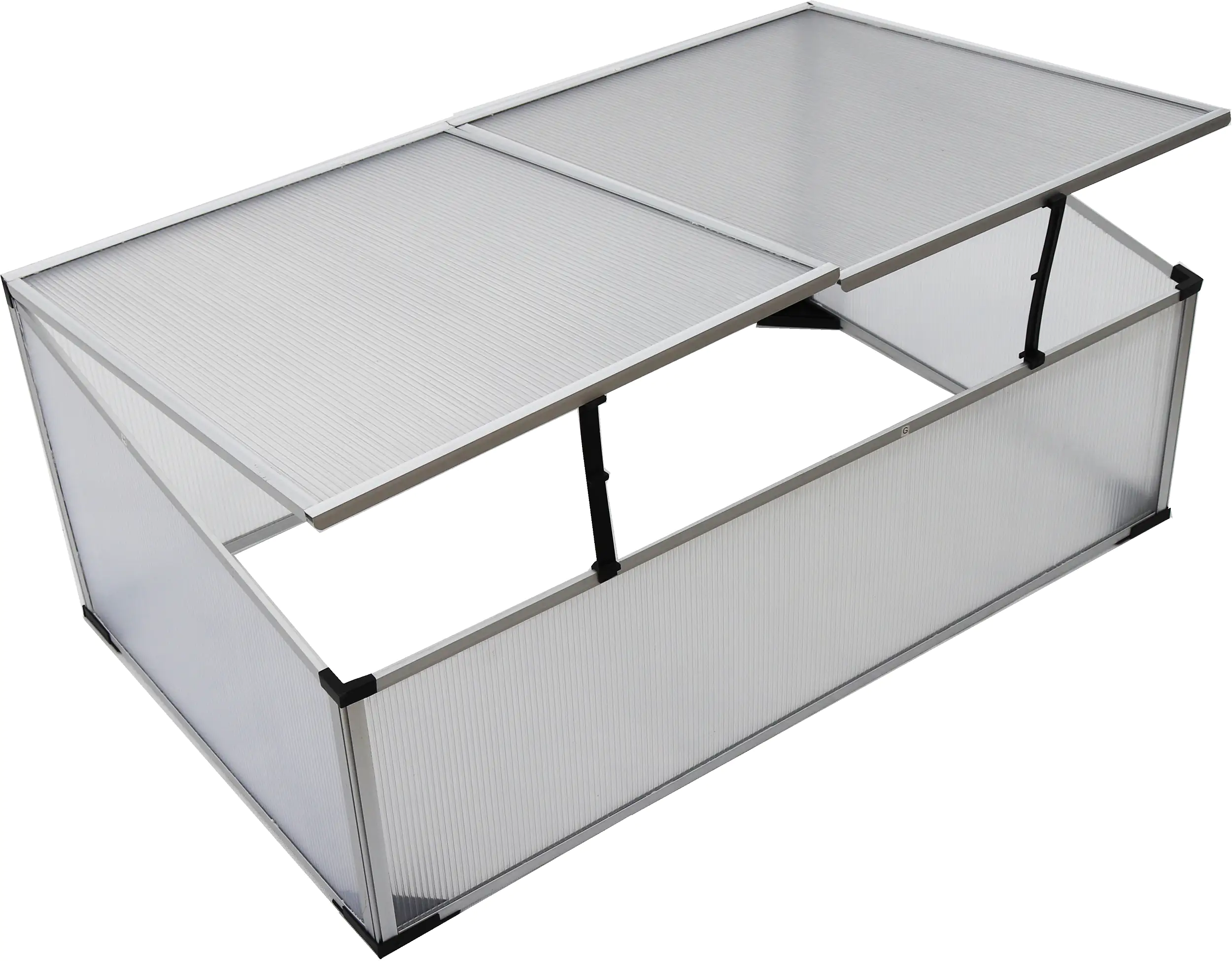 TrendLine Frühbeet Alu 100 x 60 x 30 cm