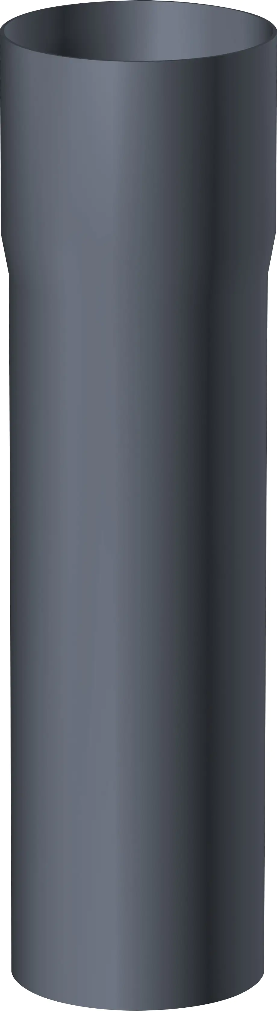 Sarei Fallrohr DN 60, 2 m, Alu-natur