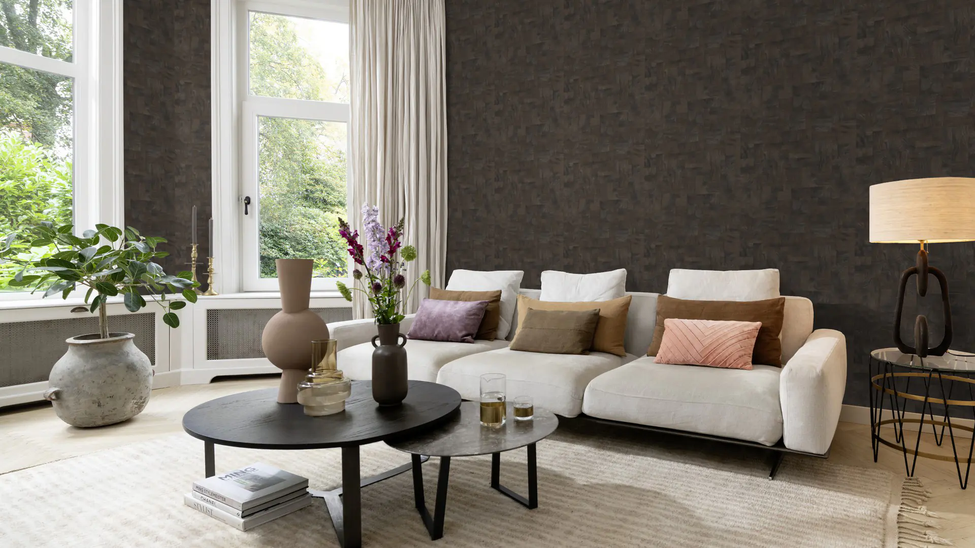 Rasch Vliestapete 751666 Schwarz-Schwarzbraun Muster & Motive 10,05 m x 0,53 m