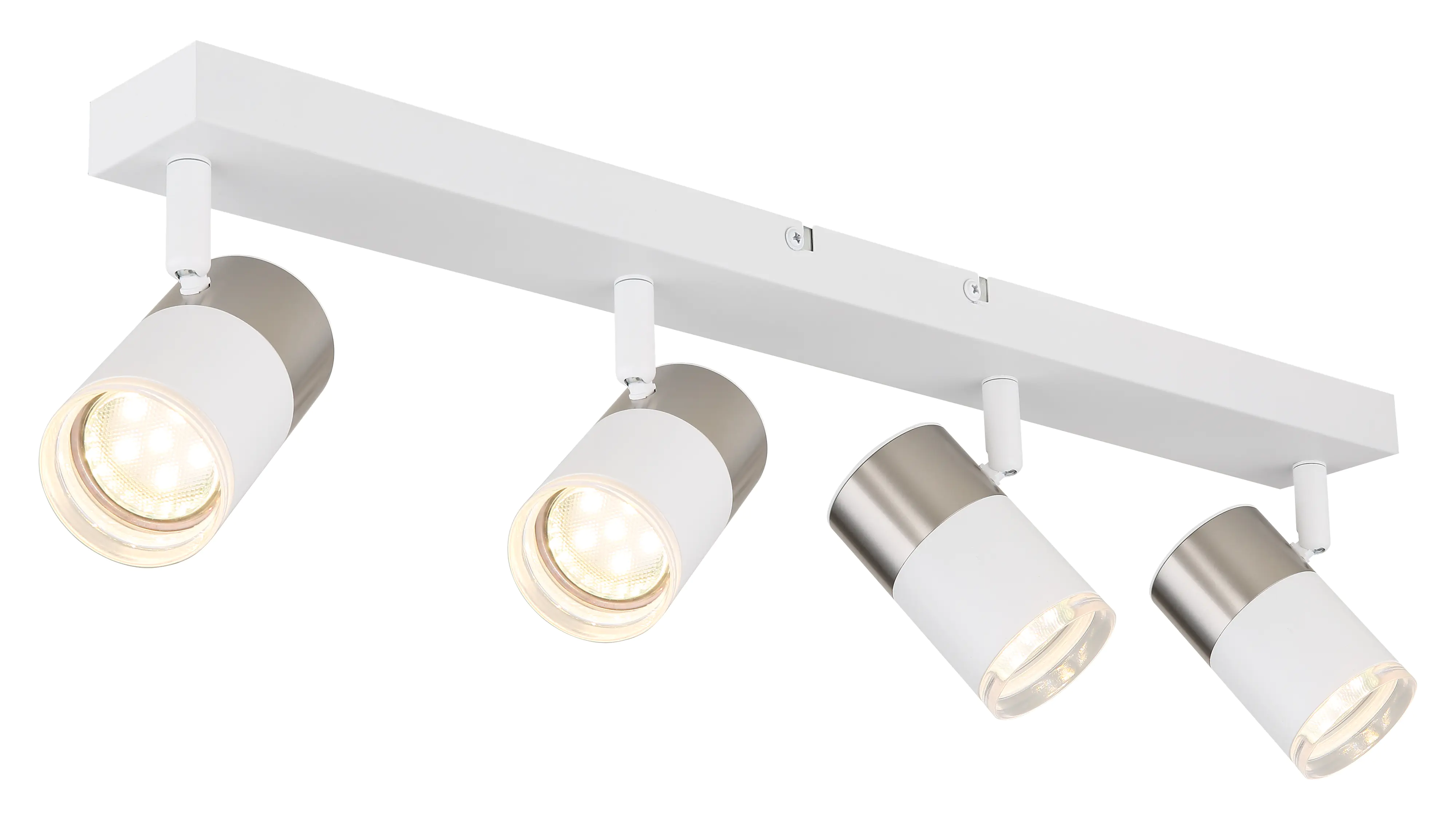 Globo 4er Spot Brisbon weiß matt 56 x 56 x 12 cm GU10 Globo 4er Spot Brisbon weiß matt 56 x 56 x 12 cm GU10