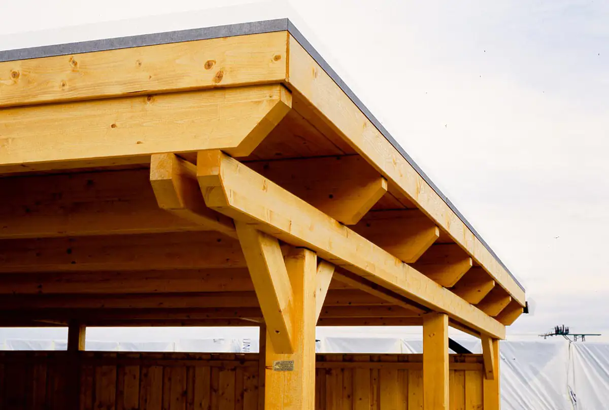 SKAN HOLZ Carport Emsland 613 x 846 cm mit Aluminiumdach
