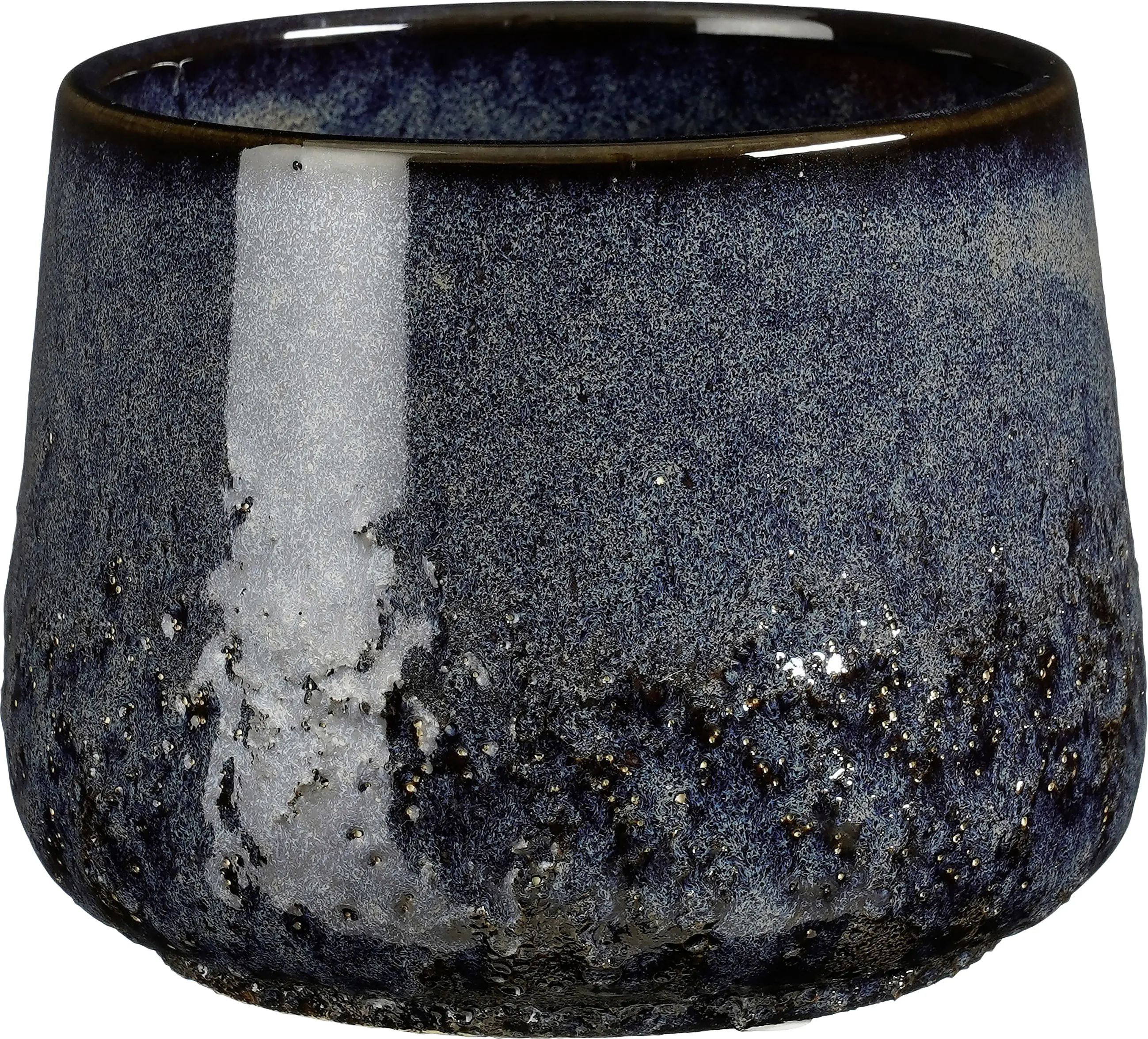 Mica Decorations Topf Mylo ceramic 11 x 13,5 cm blau