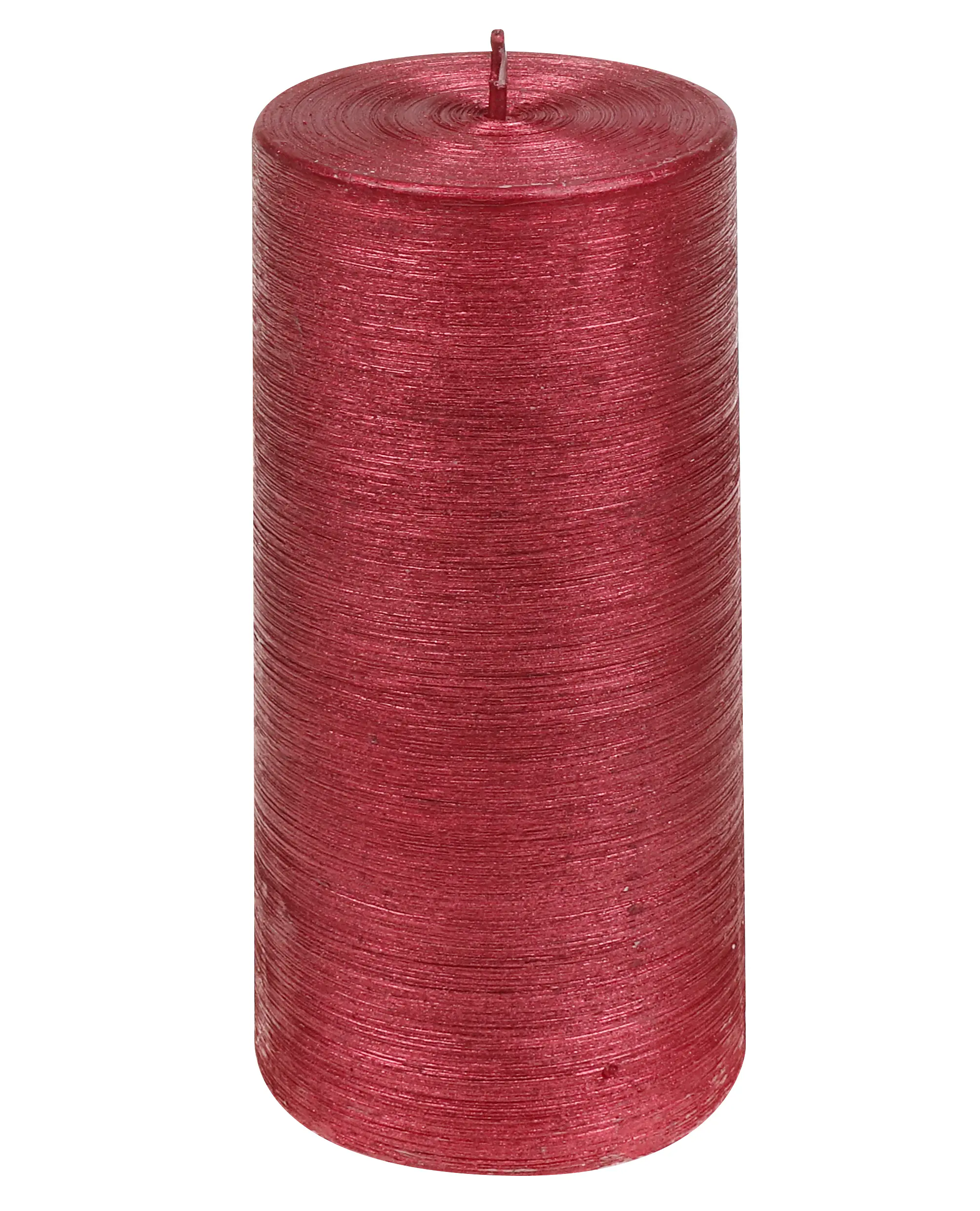 Steinhart Stumpenkerze Glory Ø 6,8 x 15 cm rubin      