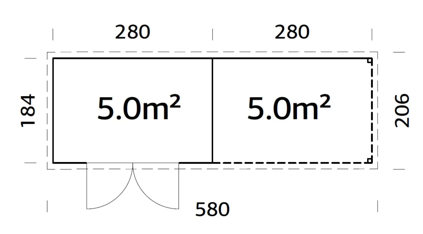 Palmako Gartenhaus Odette 1 Pergola 560 x 184 cm naturbelassen Palmako Gartenhaus Odette 1 Pergola 560 x 184 cm naturbelassen