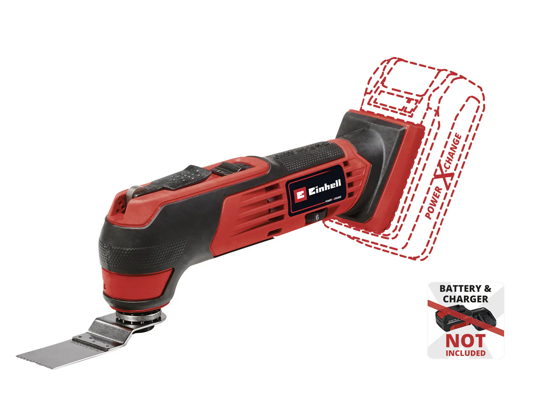 Einhell Expert Akku-Multifunktionswerkzeug TE-MG 18/1 Li Solo