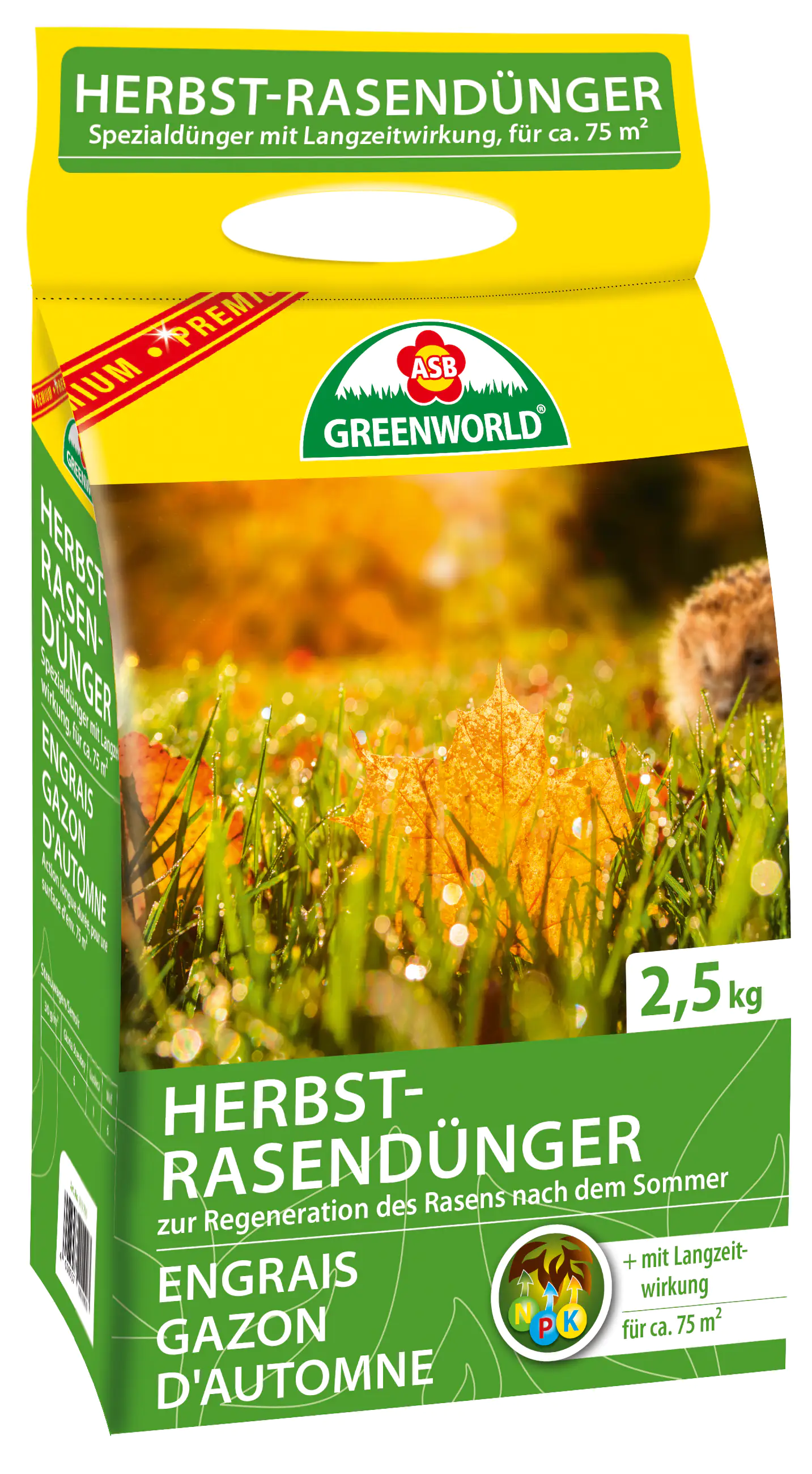 4008557001903 ASB Greenworld Herbst-Rasendünger 2,5 kg
