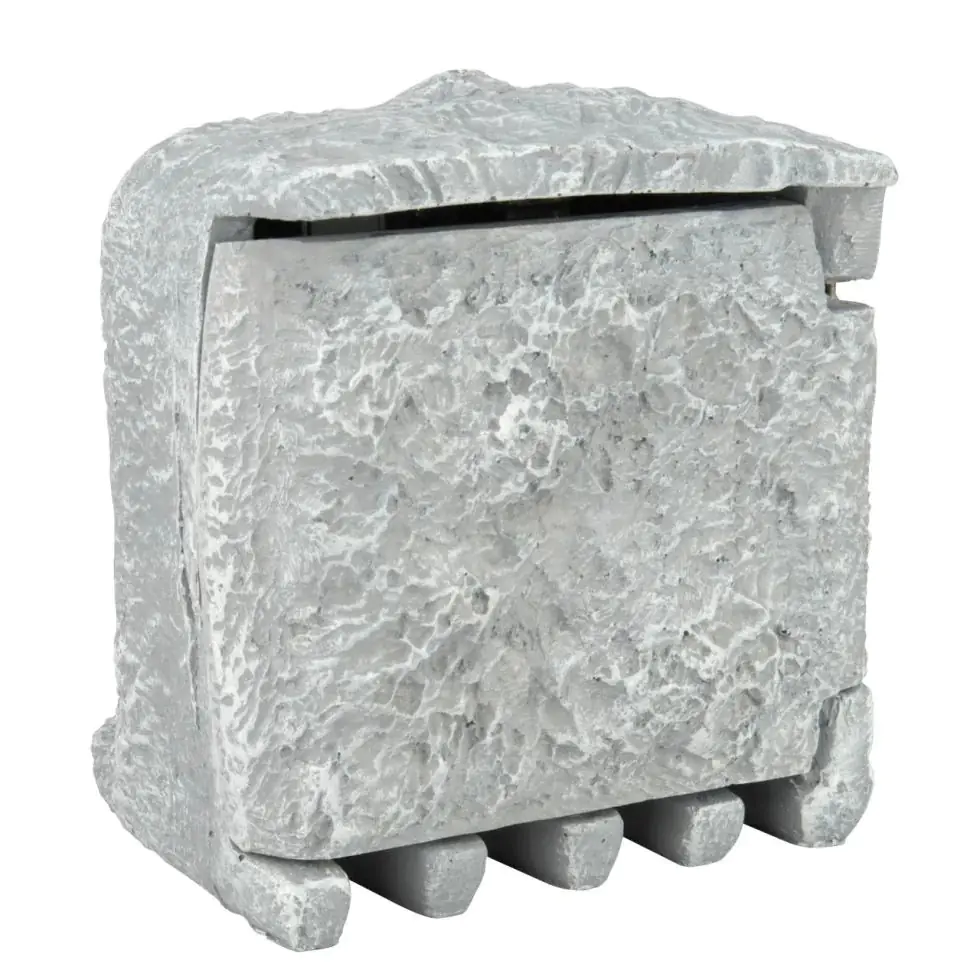 TrendLine Steckdosenverteiler Stein 2 Steckdosen mit Zeitschaltuhr 