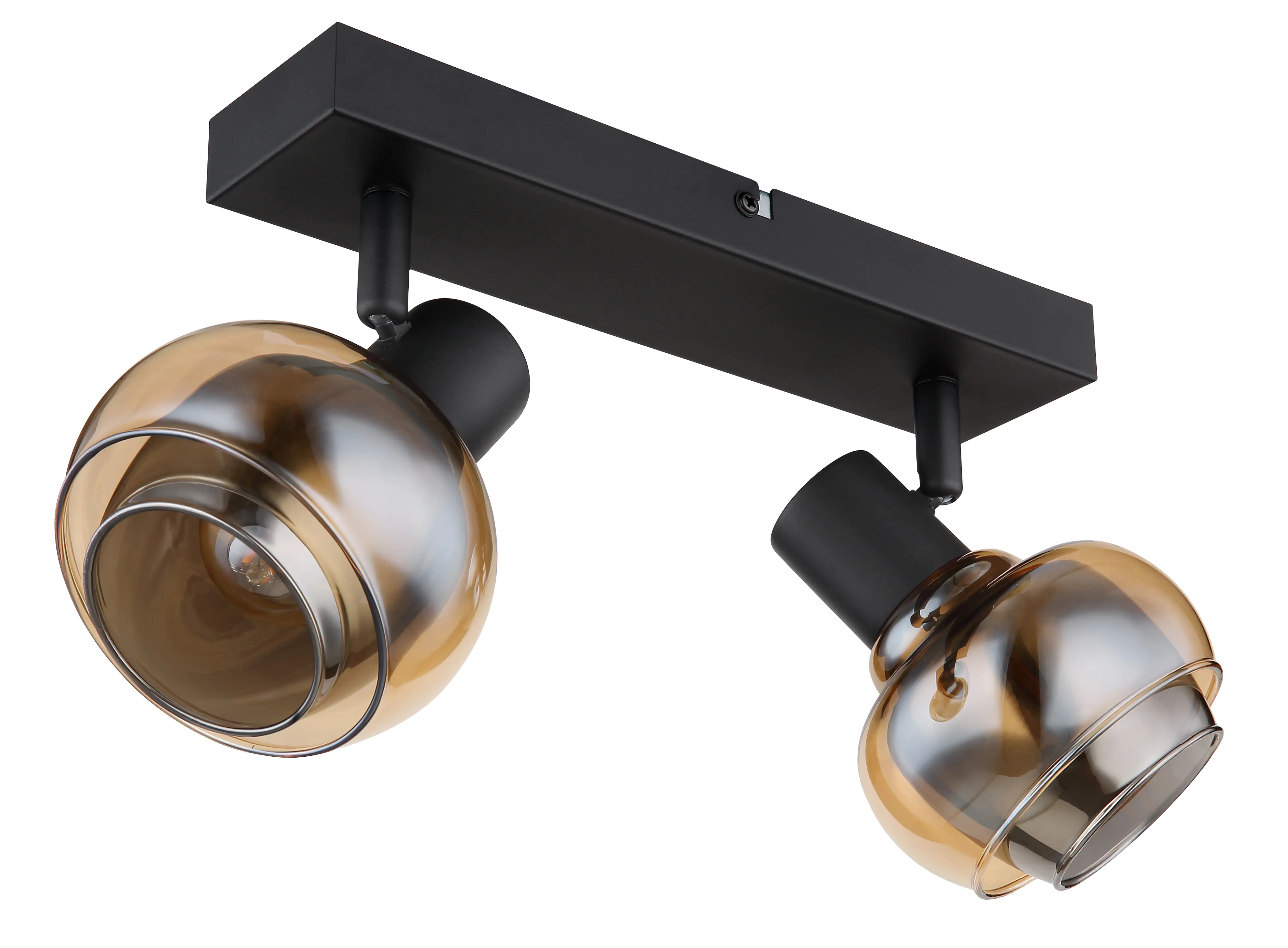 Globo 2er Spot Tokki schwarz matt 26 x 26 x 13,5 cm E14 Globo 2er Spot Tokki schwarz matt 26 x 26 x 13,5 cm E14