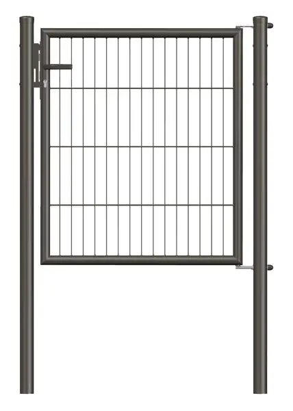 4004338618308 Alberts Stabgitter-Einzeltor Garden 100 x 100 cm anthrazit