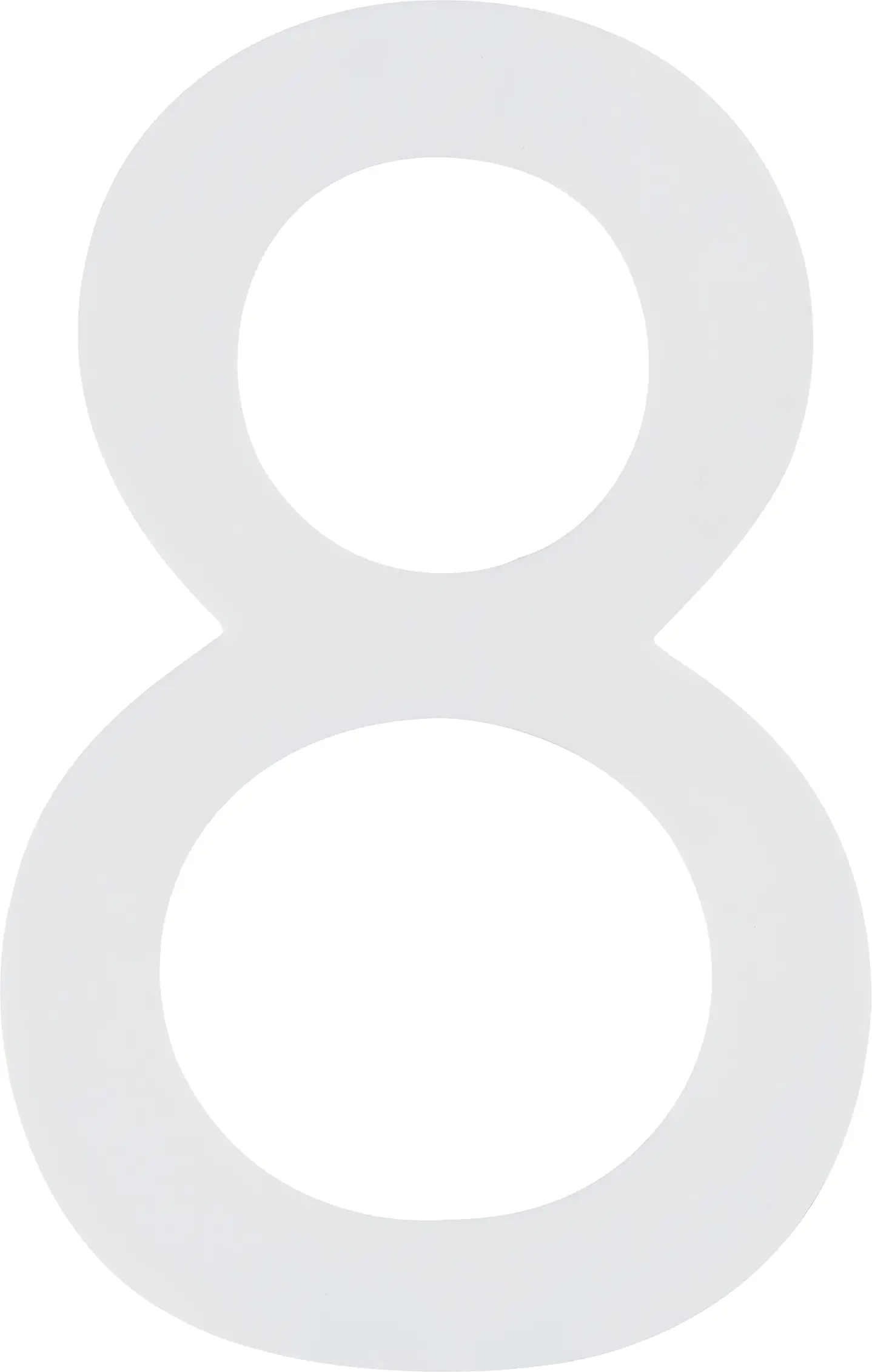 Alpertec Hausnummer 8 Selbstklebend Nachtleuchtend