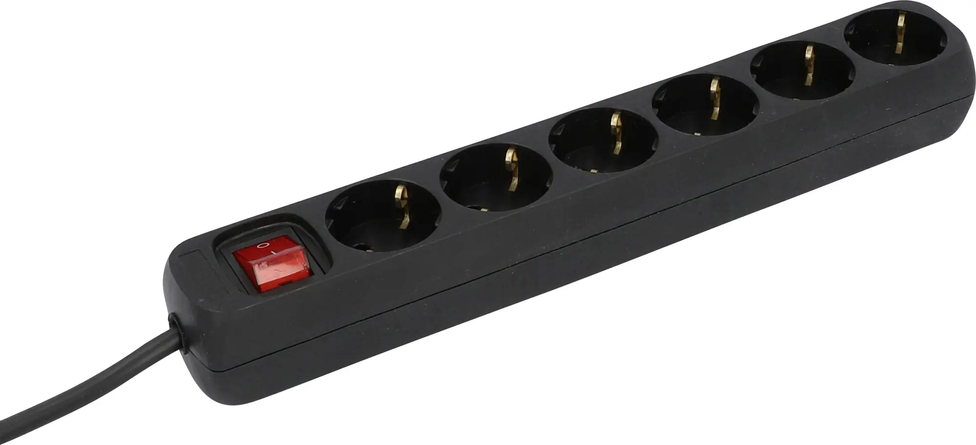 Unitec Steckdosenleiste 6-fach 1,4 mit Schalter, schwarz Unitec Steckdosenleiste 6-fach 1,4 mit Schalter, schwarz