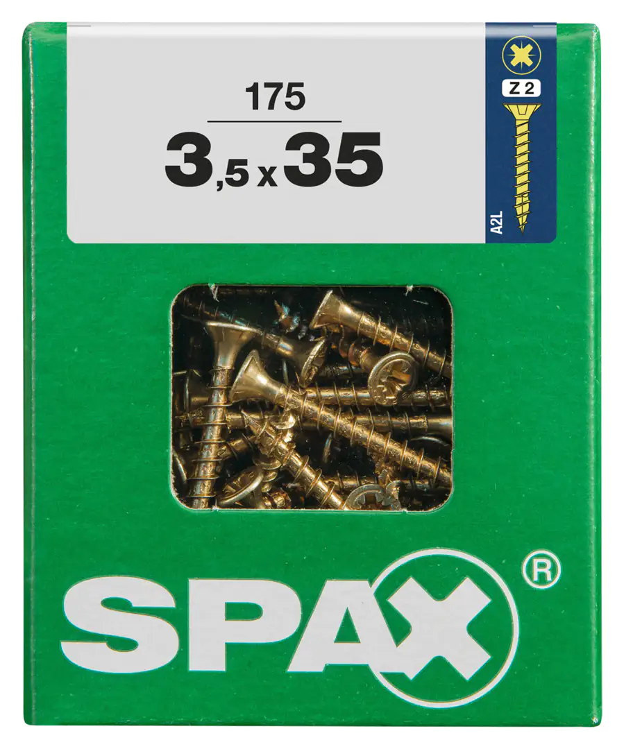 Spax Universalschrauben 3.5 x 35 mm PZ 2 - 175 Stk.