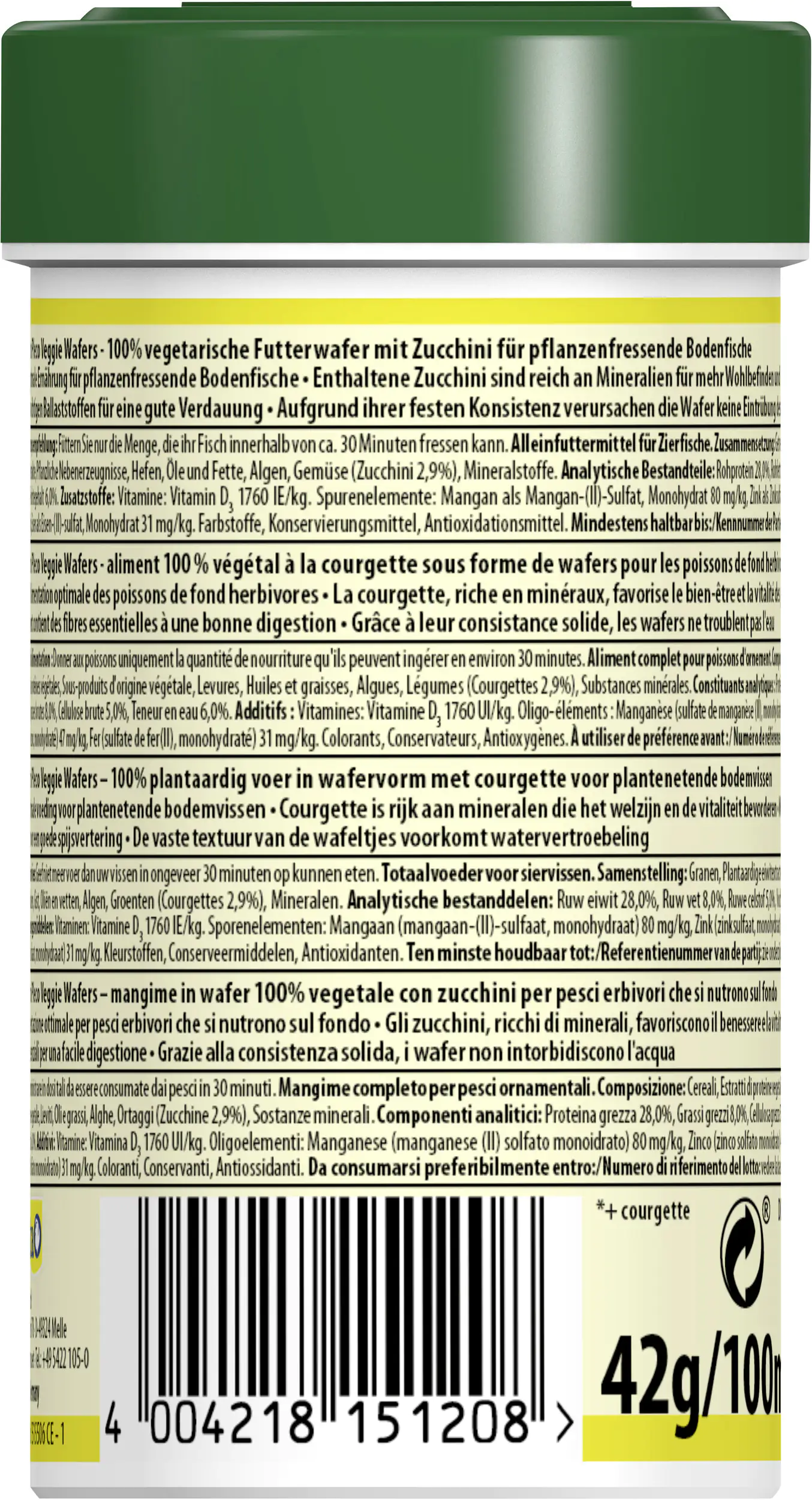 Tetra Pleco Veggie Wafers 100 ml