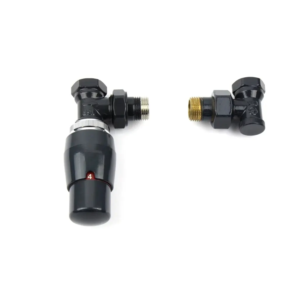 Ximax Heizkörperthermostat-Set Elegant Eck-Ausführung 16 mm anthrazit