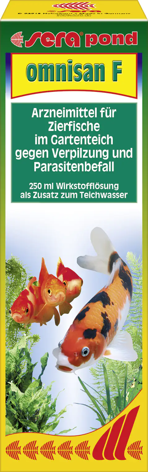 Sera Pond Arzneimittel für Teichfische Omnisan F 250 ml Sera Pond Arzneimittel für Teichfische Omnisan F 250 ml