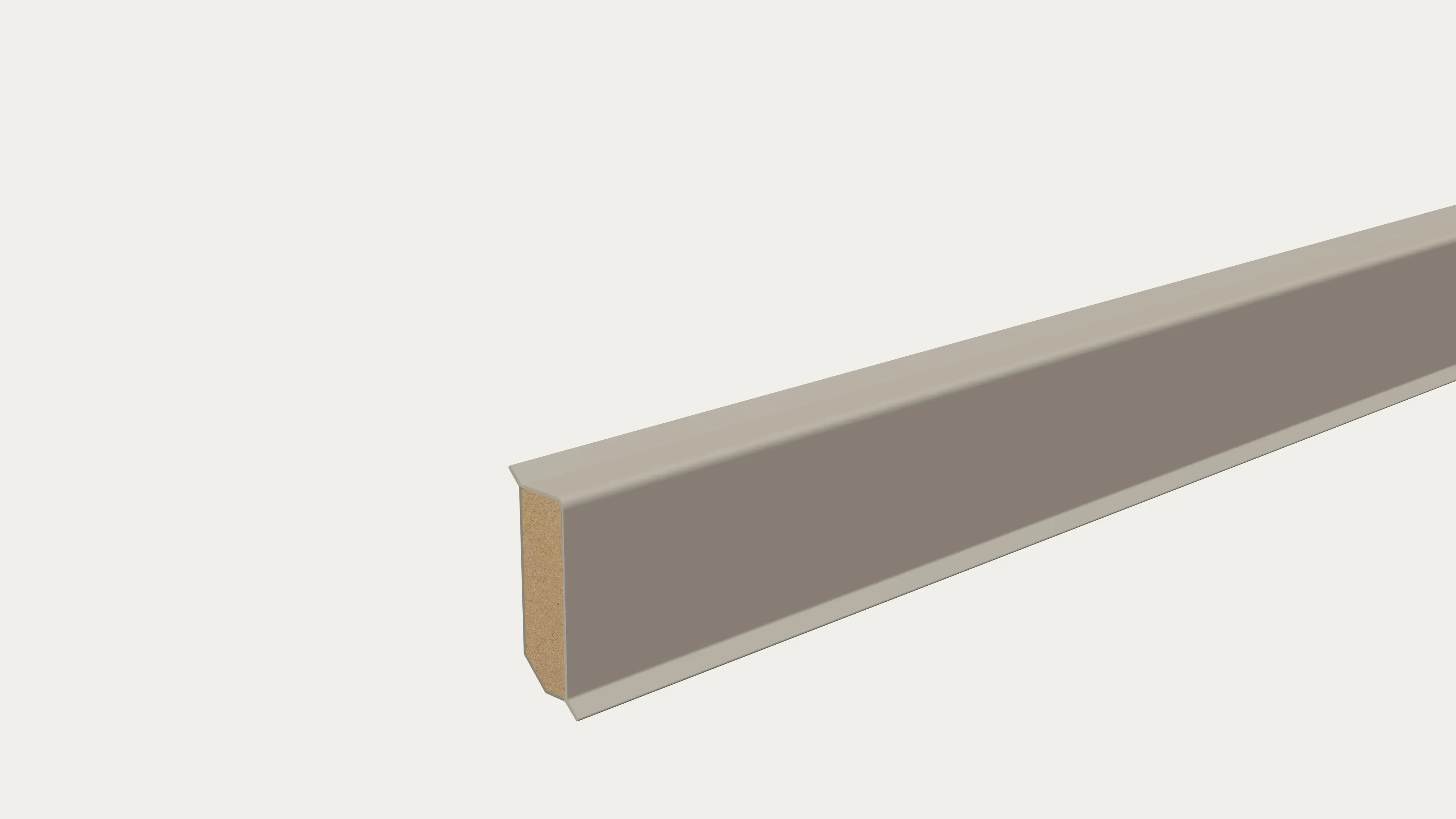 Neuhofer Fußleiste 240 cm x 40 x 13 mm cappuccino