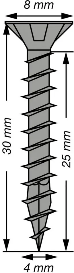 Spax Universalschrauben 4 x 30 mm T20 Vollgewinde - 50 Stk.  Spax Universalschrauben 4 x 30 mm T20 Vollgewinde - 50 Stk.