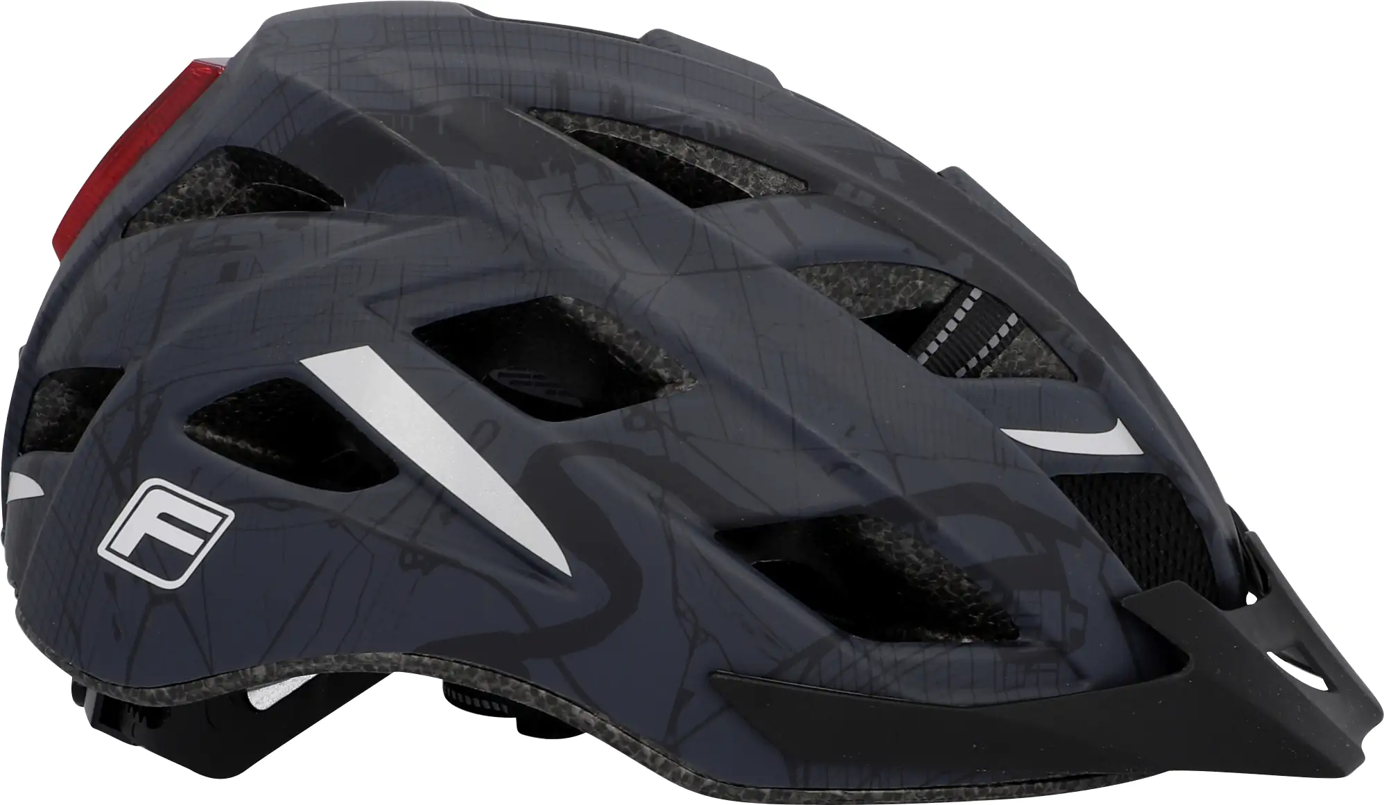 Fischer Fahrradhelm Urban Plus Brooklyn S/M  schwarz matt Fischer Fahrradhelm Urban Plus Brooklyn S/M  schwarz matt