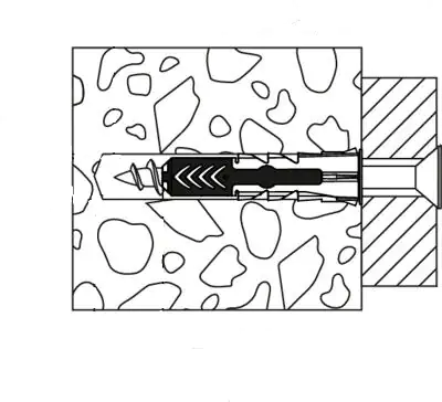fischer Dübel DuoPower 8 x 40 mm - 10 Stück fischer Dübel DuoPower 8 x 40 mm - 10 Stück