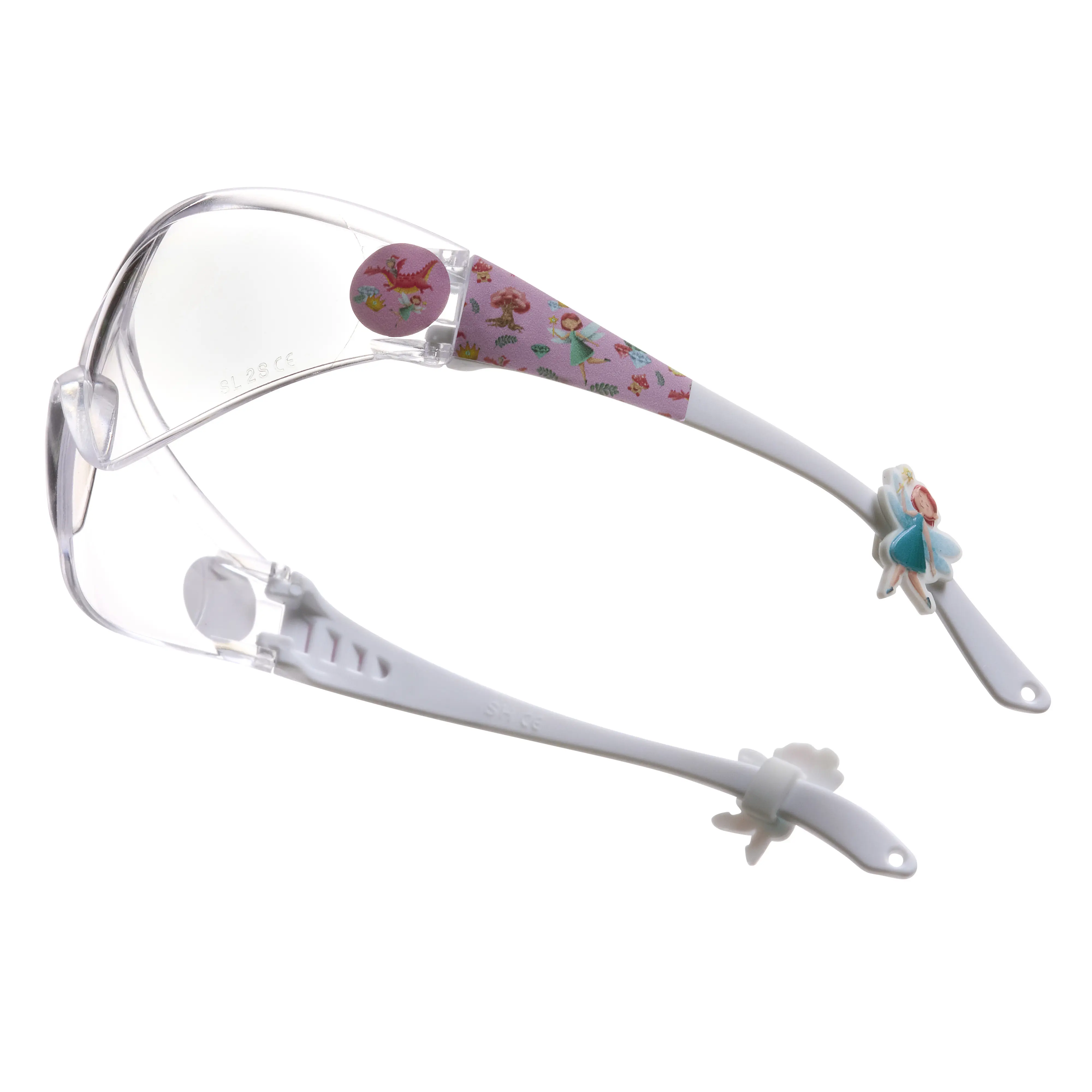 Gebol Schutzbrille Little Helpers Märchenwald pink klar