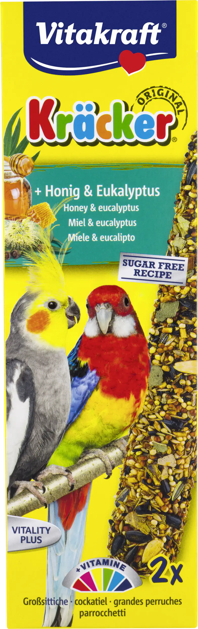 Vitakraft Kräcker® Honig & Eukalyptus 2 Stück / 180 g