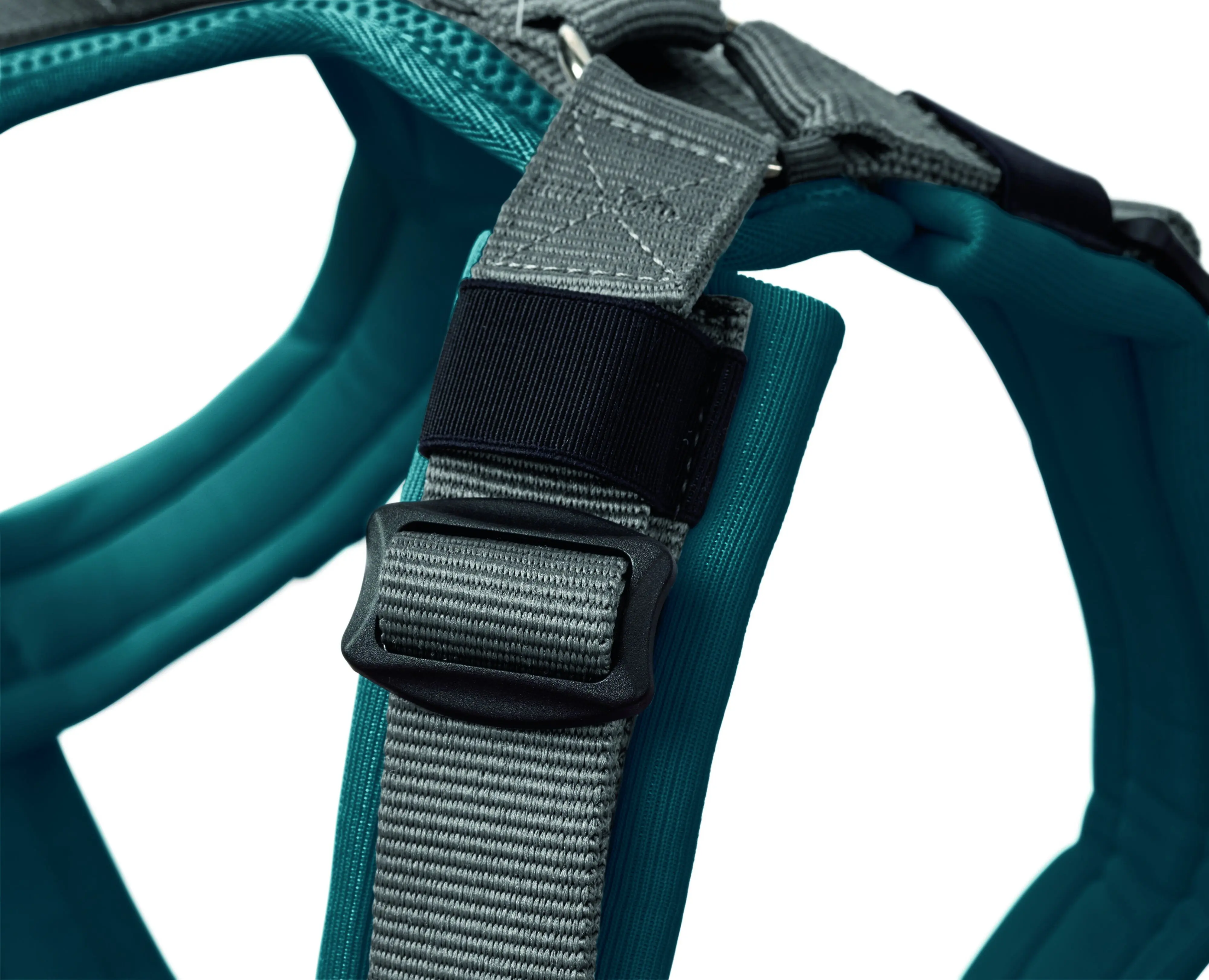 Hunter Hundegeschirr Maldon Up mit Griff S-M petrol/grau