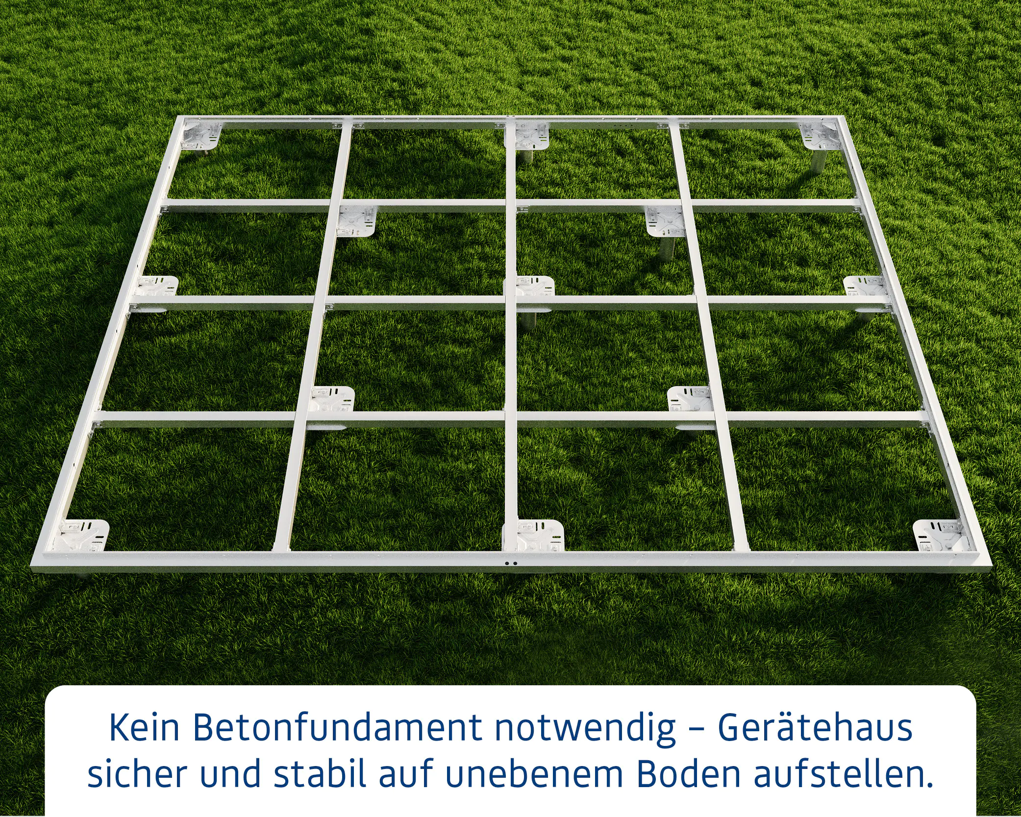 EcoStar Schraubfundament mit 13 Schrauben EcoStar Schraubfundament mit 13 Schrauben