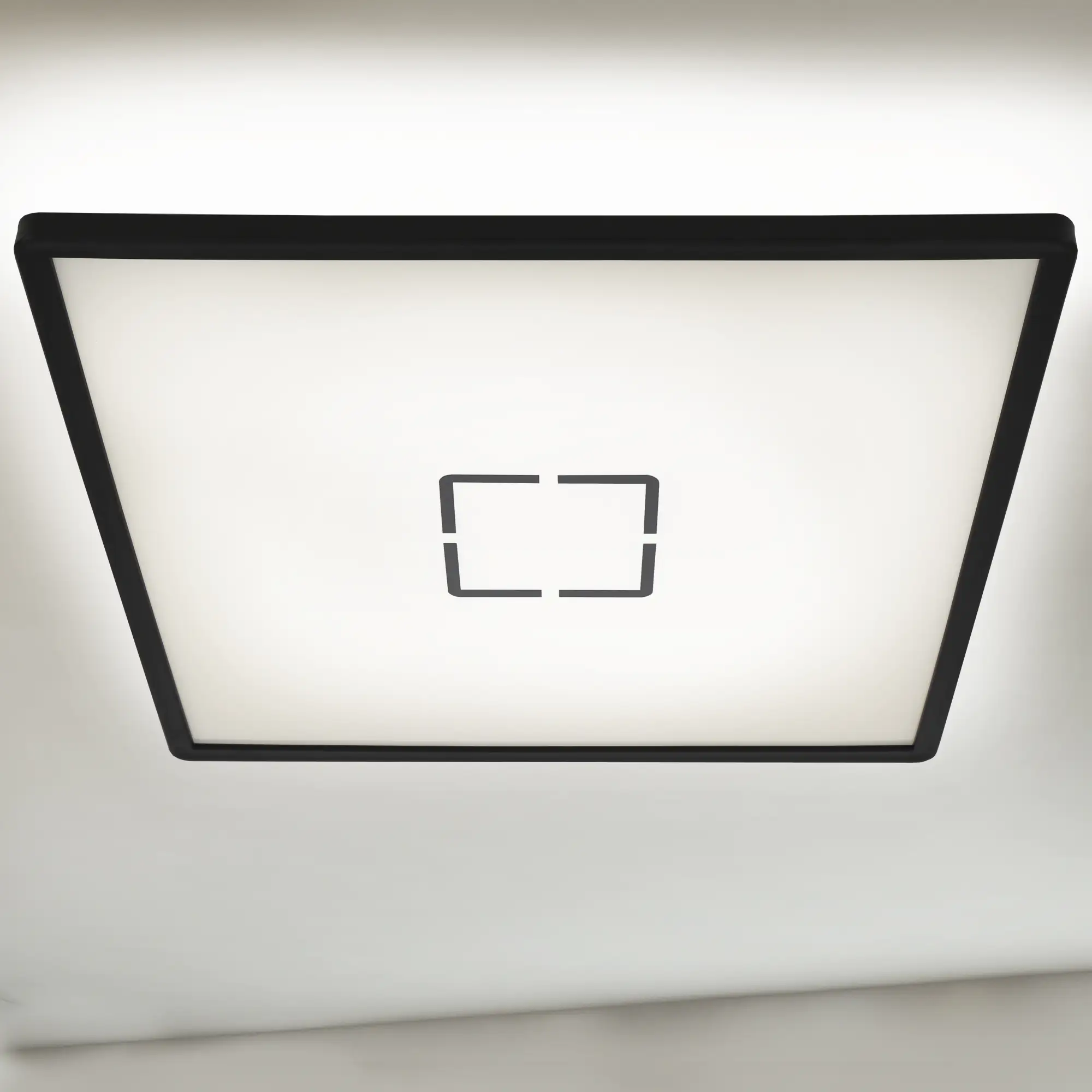 Briloner Slim LED Panel Free schwarz 42x 42 cm mit Backlight-Effekt