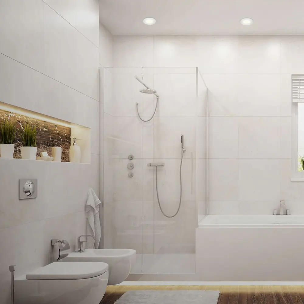 Briloner 3er Set LED Einbauleuchte Kulana weiß Ø 9 cm warmweiß