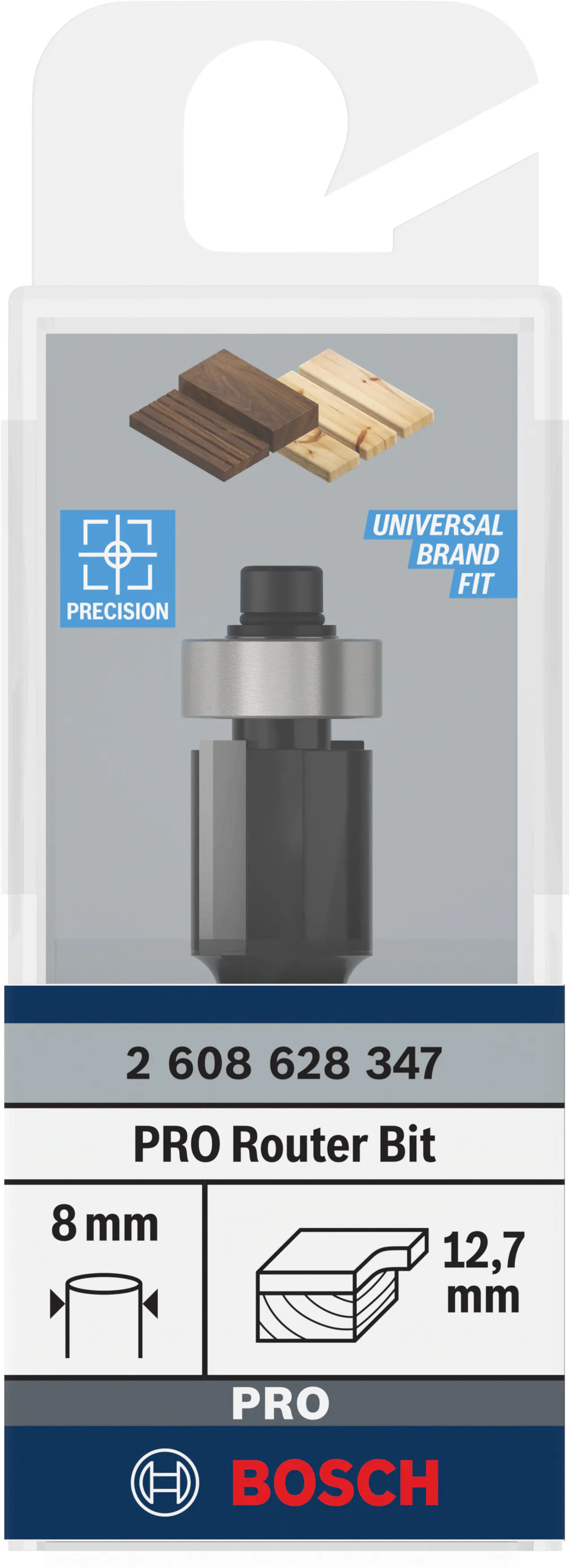 Bosch Laminat-Bündigfräser 8 mm D1 12,7 mm L 13 mm G 56 mm