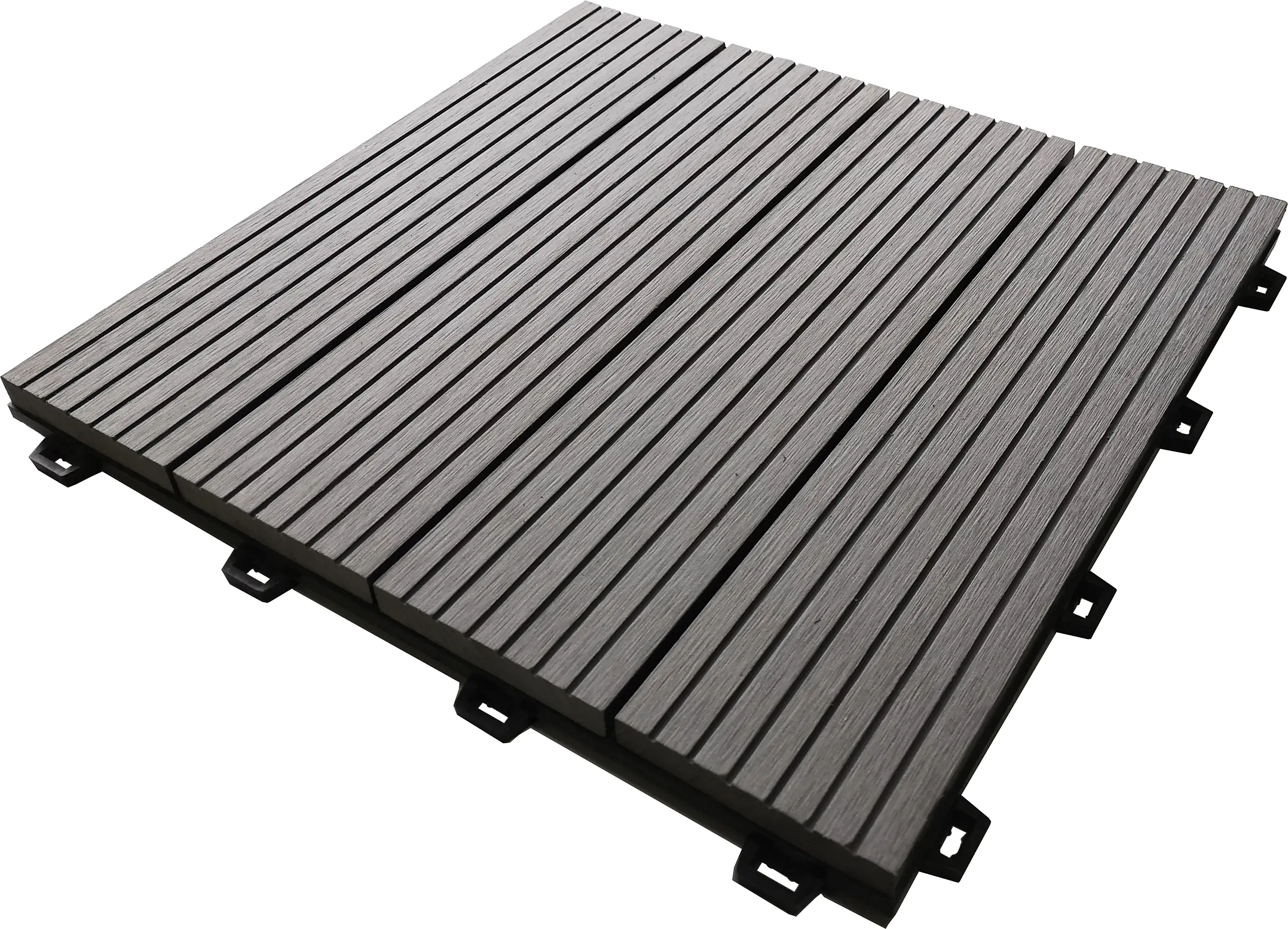 TrendLine Klickfliese WPC 30 x 30 x 2,1 cm grau 10 Stück TrendLine Klickfliese WPC 30 x 30 x 2,1 cm grau 10 Stück