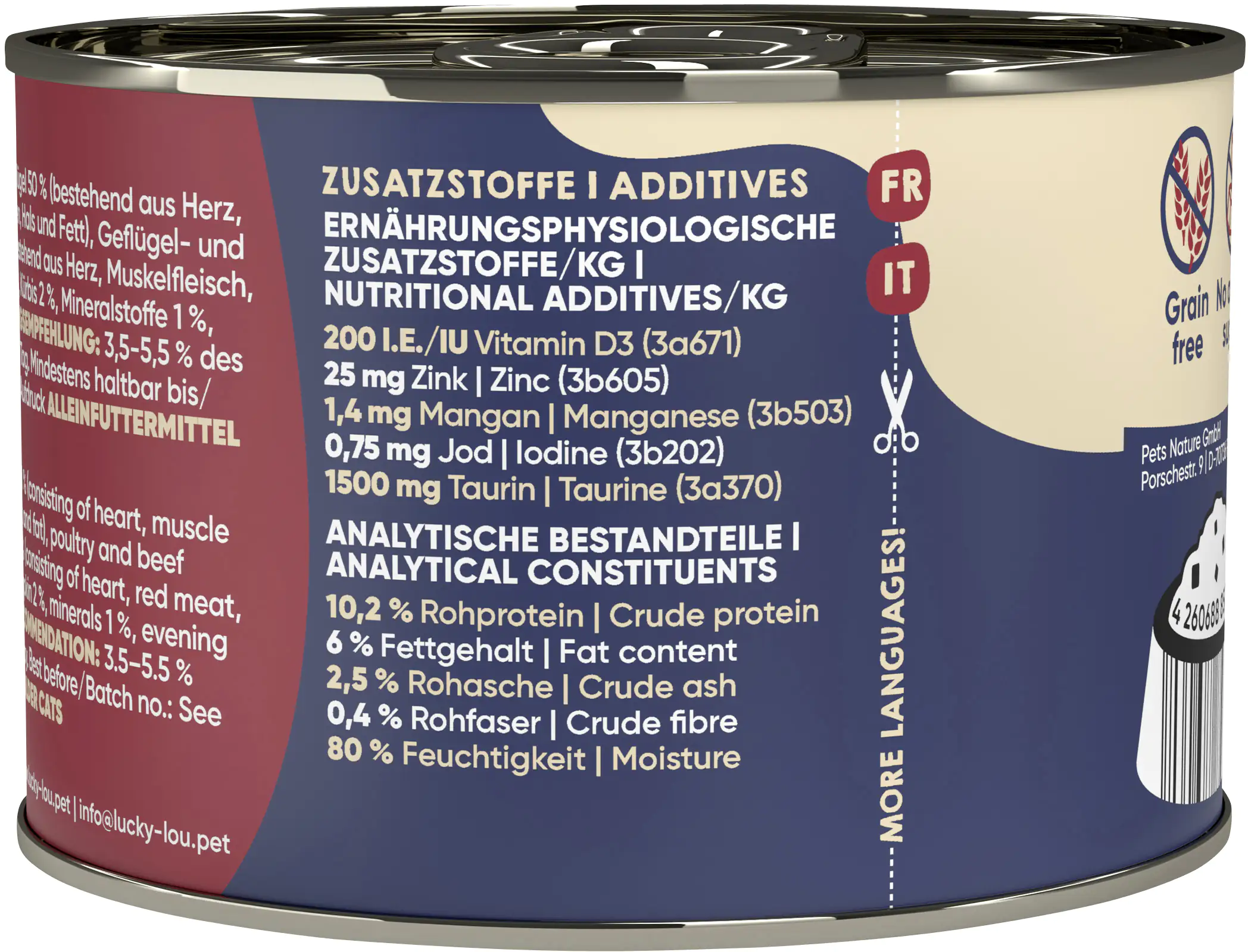 Lucky Lou Lifestage Senior Geflügel und Rind 200g