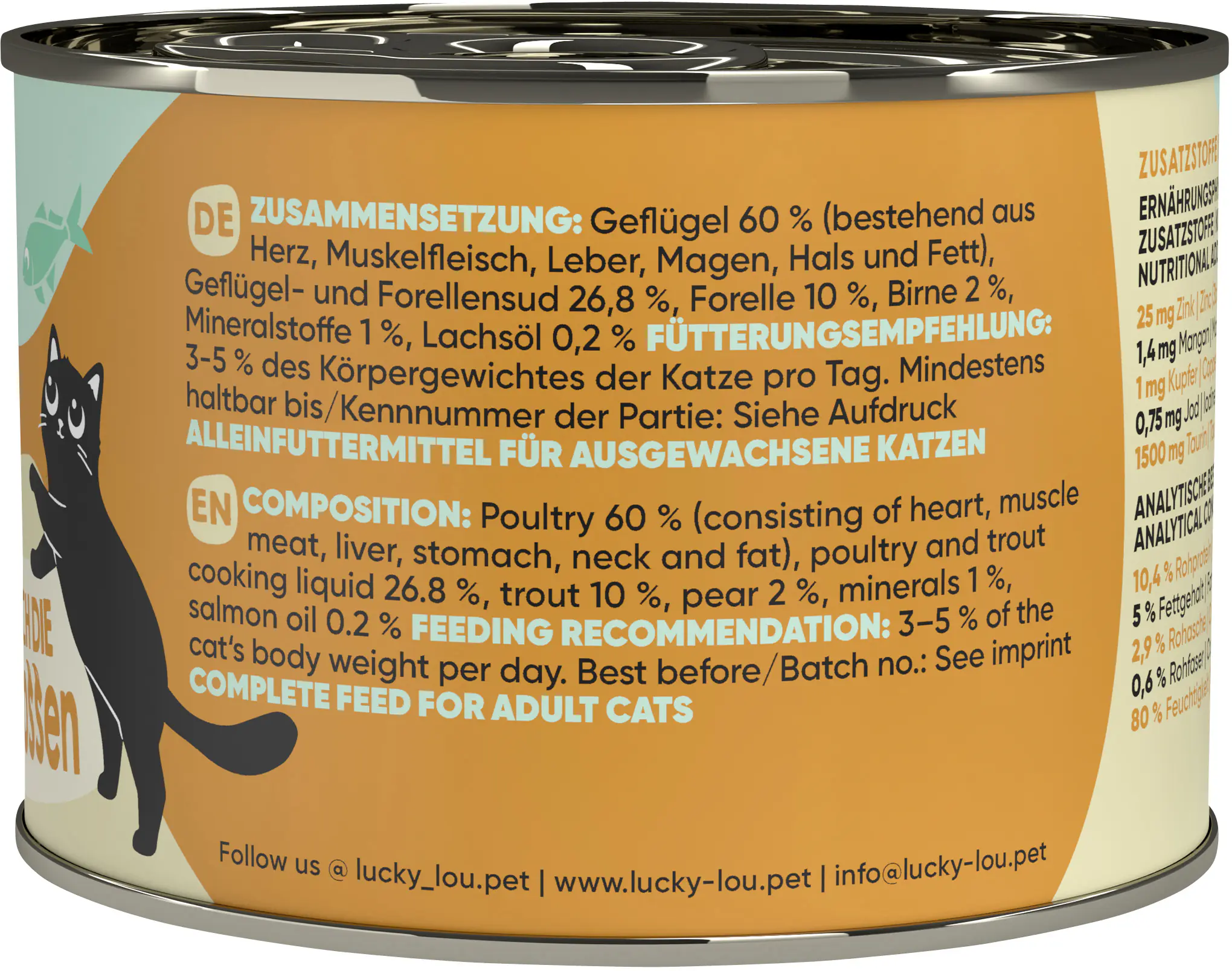 Lucky Lou Lifestage Adult Geflügel und Forelle 200g