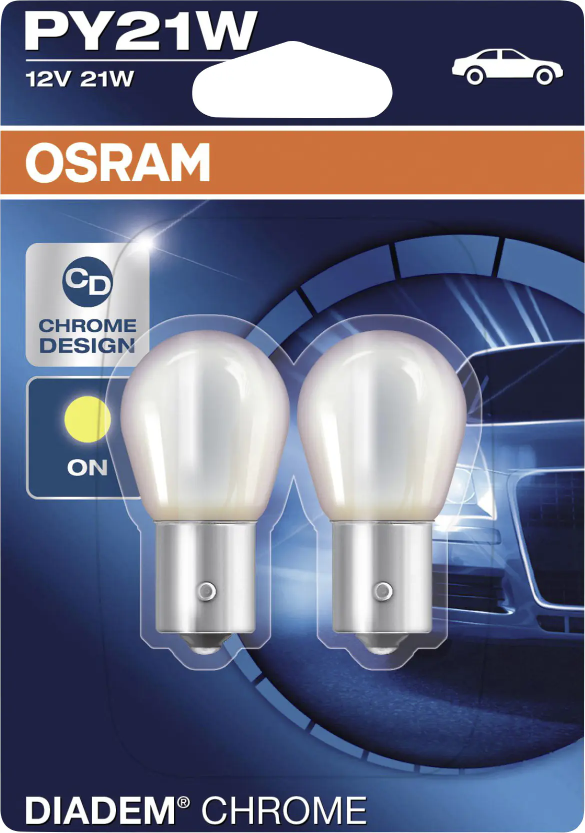 Osram Diadem Signallampe PY21W 12V 21W gelb Osram Diadem Signallampe PY21W 12V 21W gelb