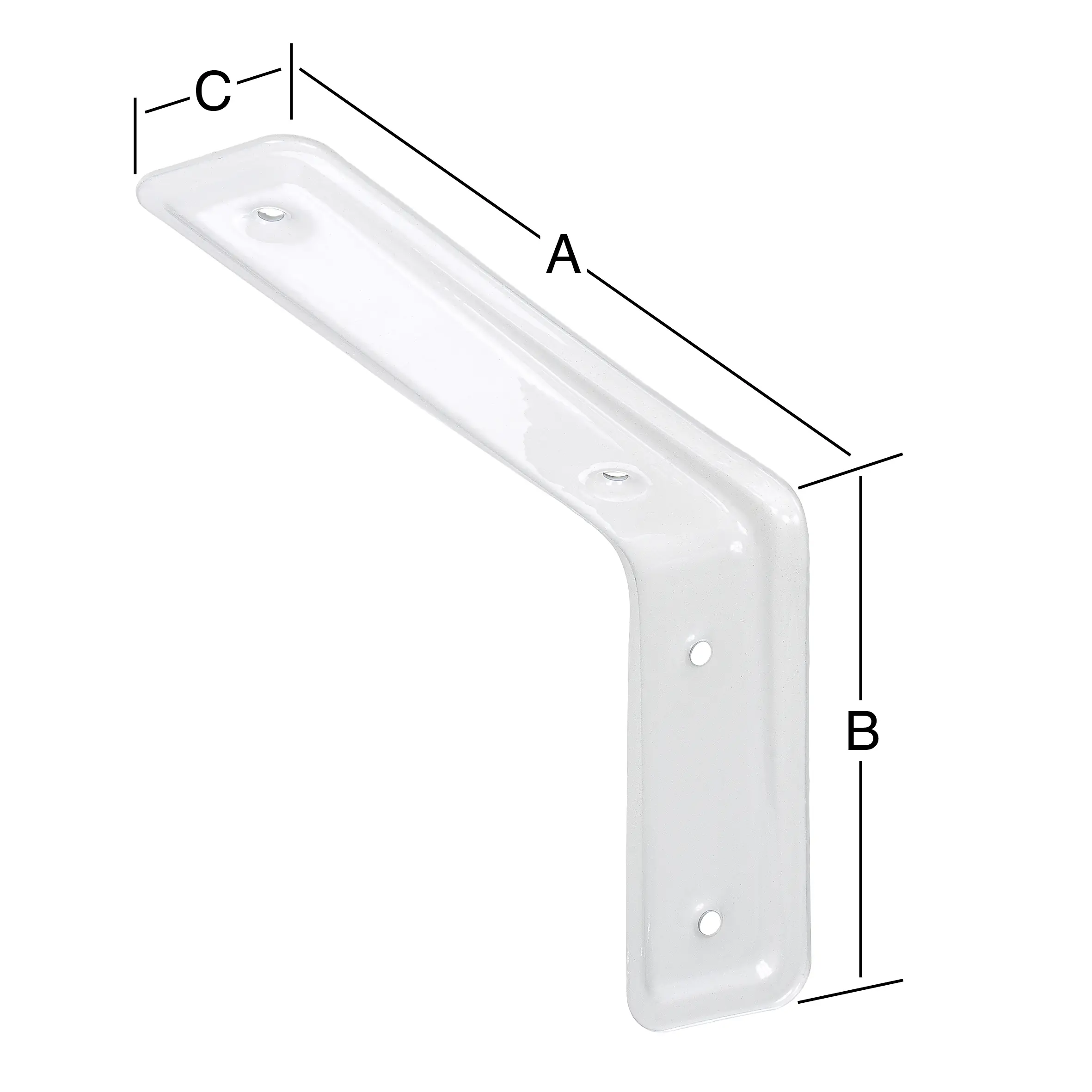 Vormann 3F-Konsolen weiß 11.5 x 8 cm