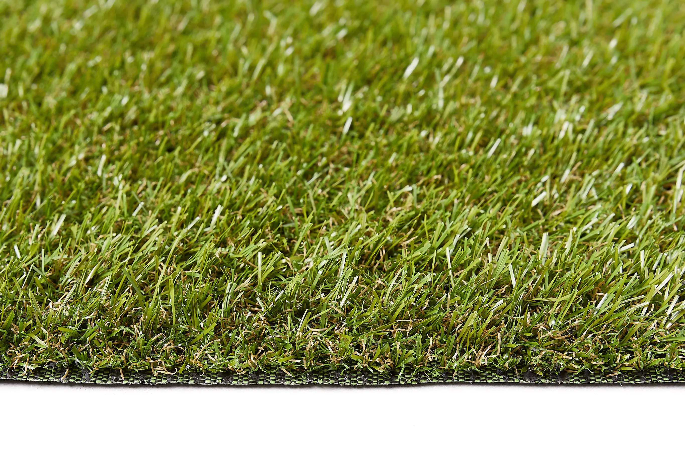 Kunstrasen Sydney  1 x 2 m grün mit Drainagelöchern