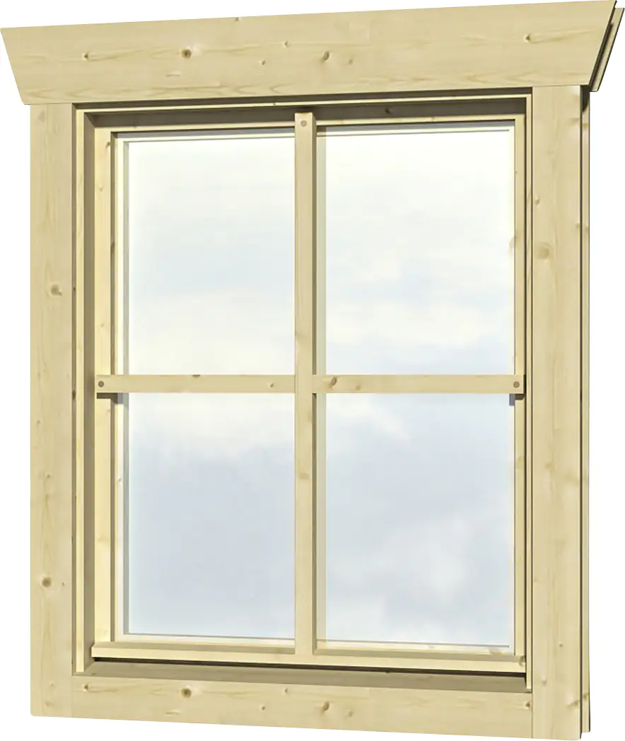 SKAN HOLZ Einzelfenster BxH 57,5 x 70,5 cm, Anschlag rechts