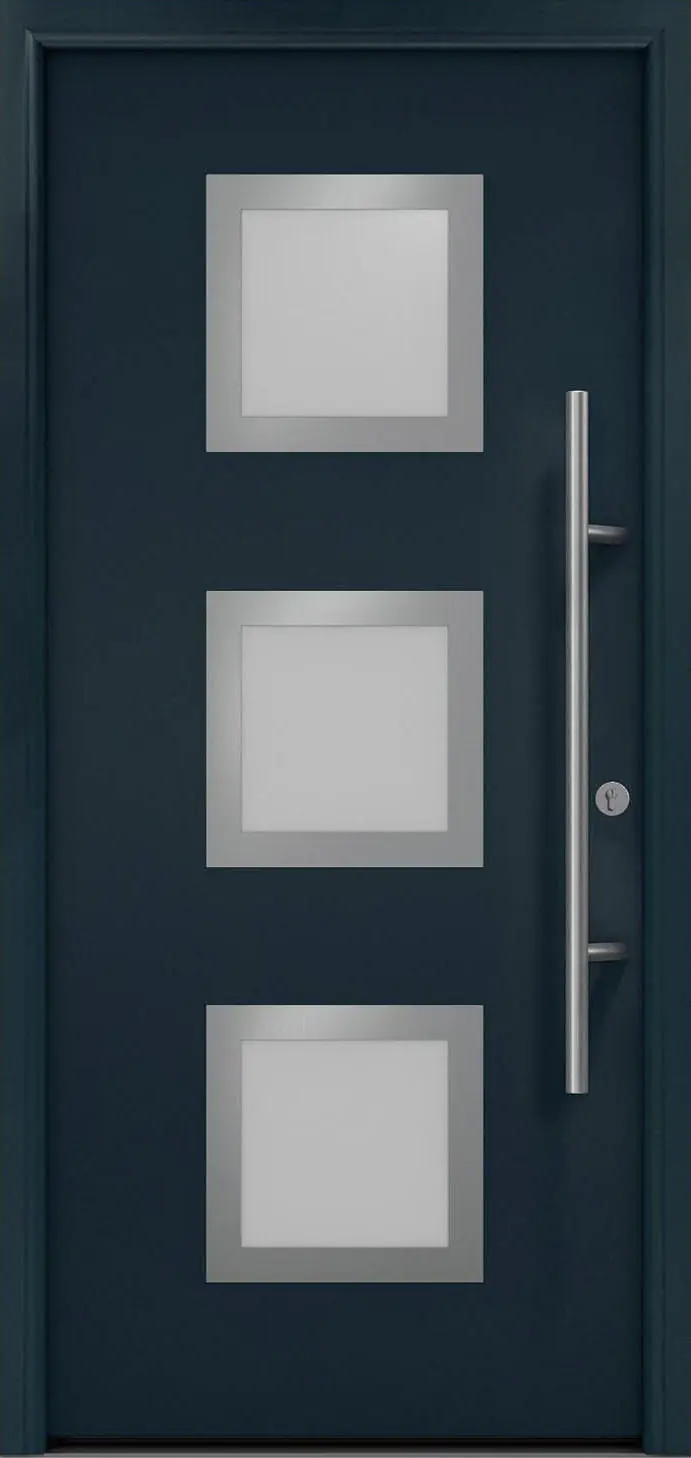 EcoStar Haustür ISOPRO Secur IPS 810S RC2 anthrazitgrau 110 x 210 cm