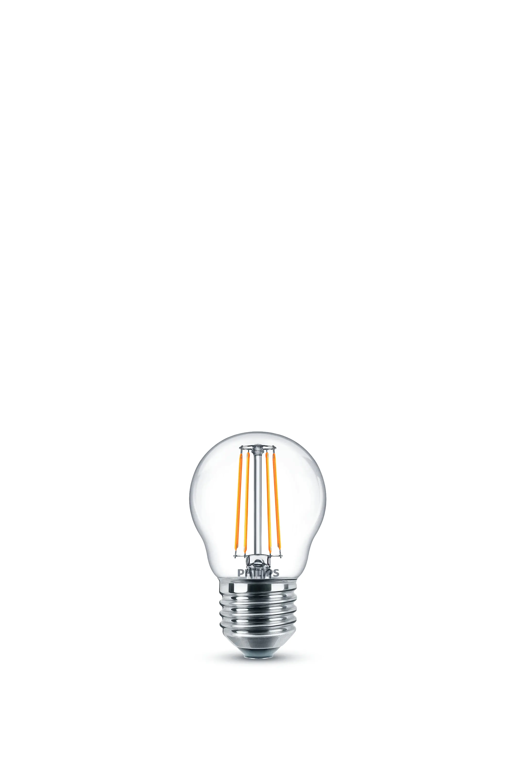 Philips LED-Leuchtmittel Filament Tropfenform P45 E27 4W warmweiß Philips LED-Leuchtmittel Filament Tropfenform P45 E27 4W warmweiß