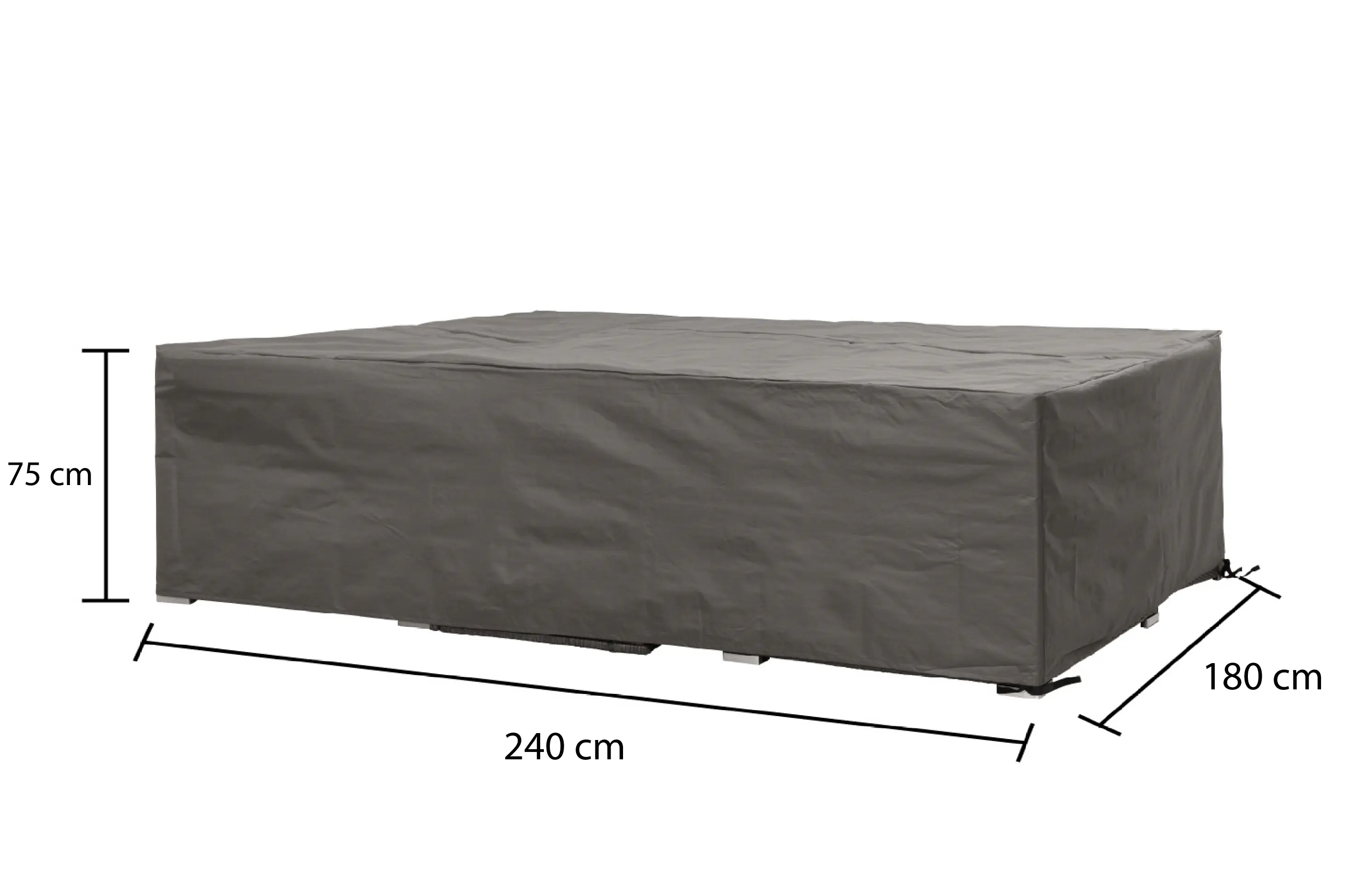 Winza Outdoor Covers Premium Schutzhülle Loungeset M Maße 240x180x75 cm Material PP MFY