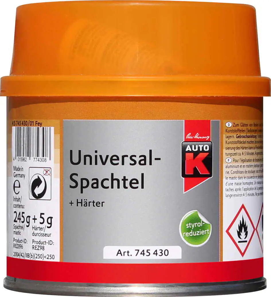 Auto-K Universalspachtel + Härter 250g Auto-K Universalspachtel + Härter 250g