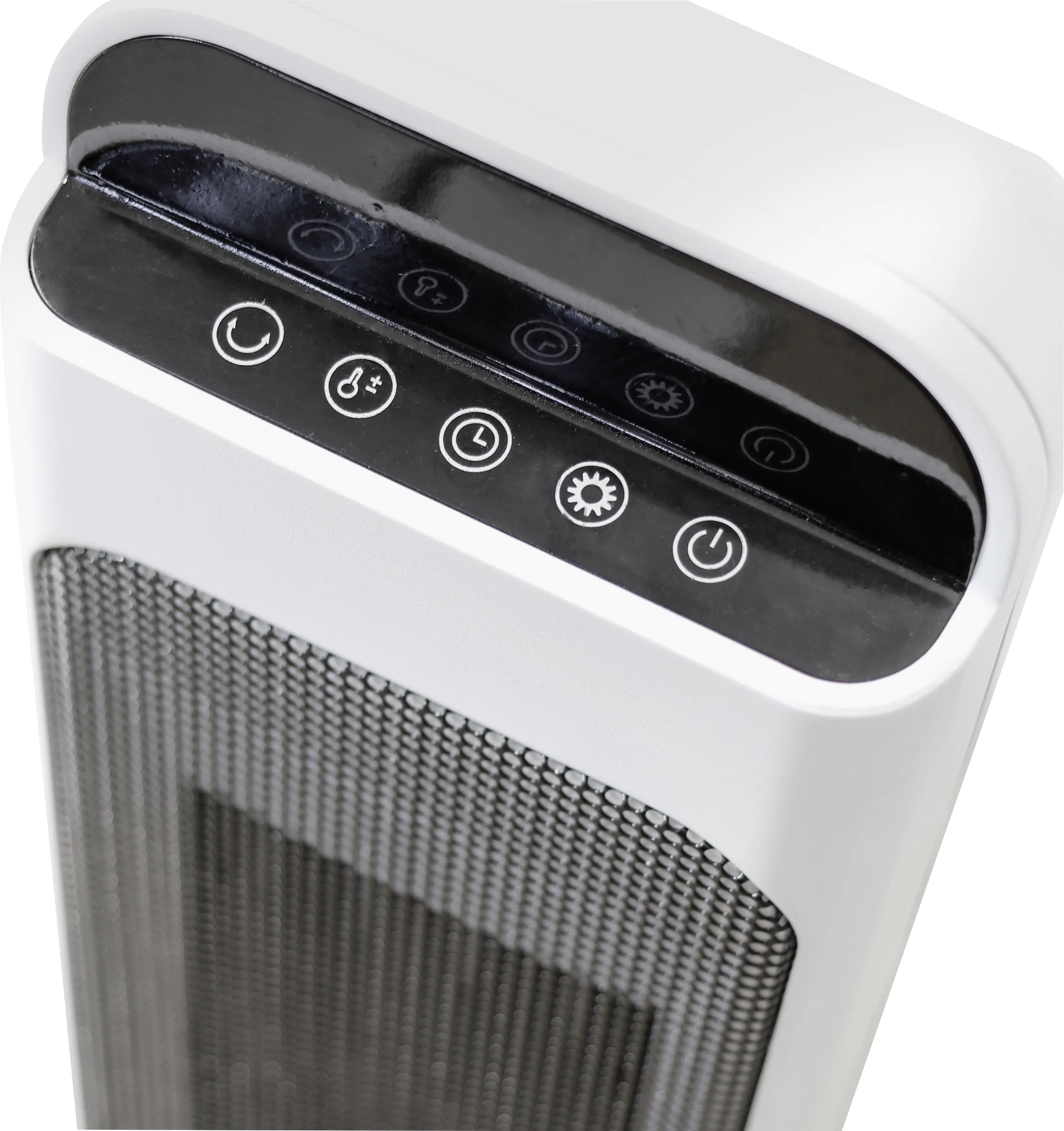 Rowi Keramik-Turmheizlüfter HKT 2000/2/1 ODF, Display Fernbedienung