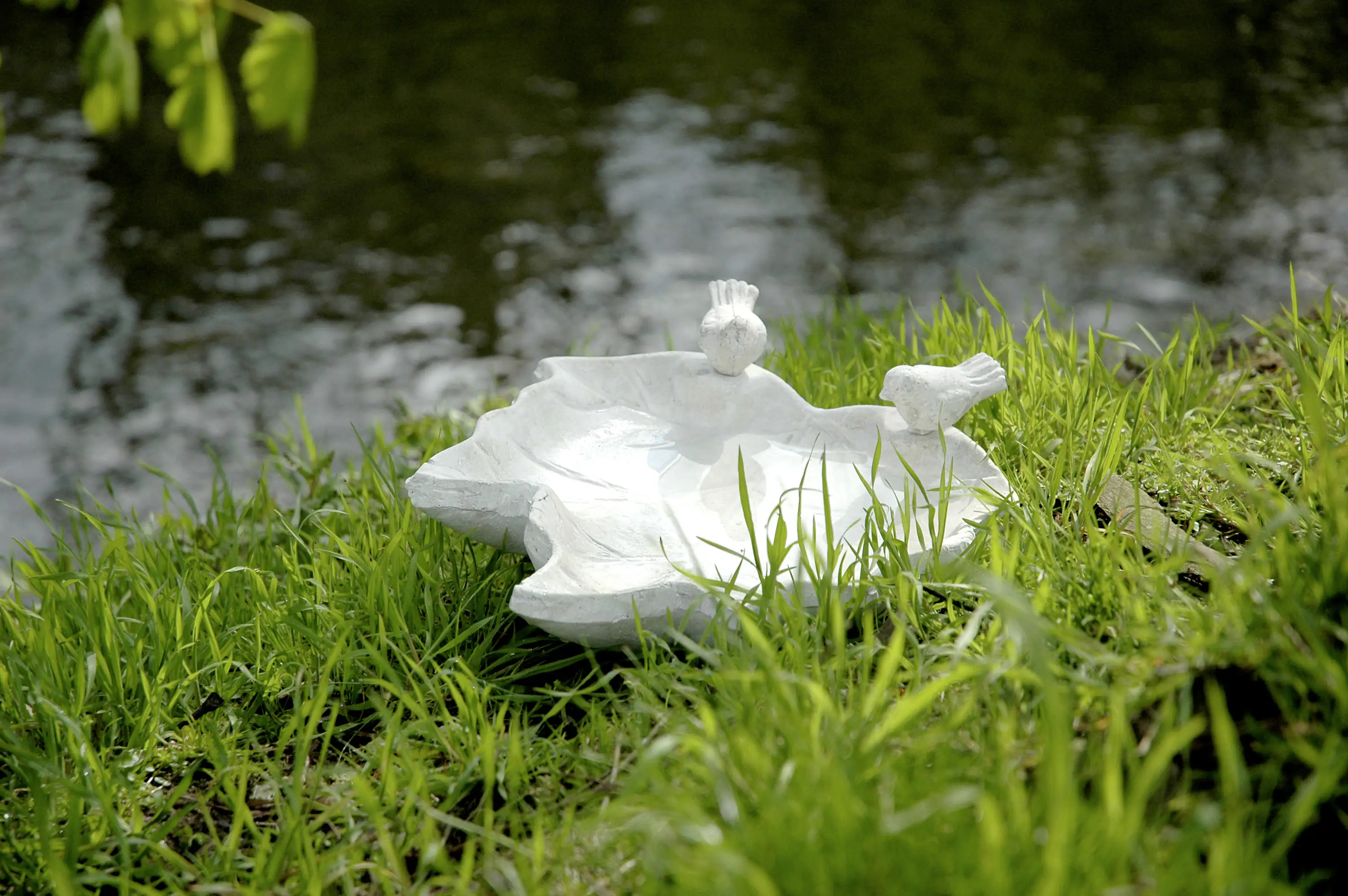 4042085129739_3169428 Dobar Vogeltränke "Blatt-Paradies" 31 x 29,5 x 5,5 cm